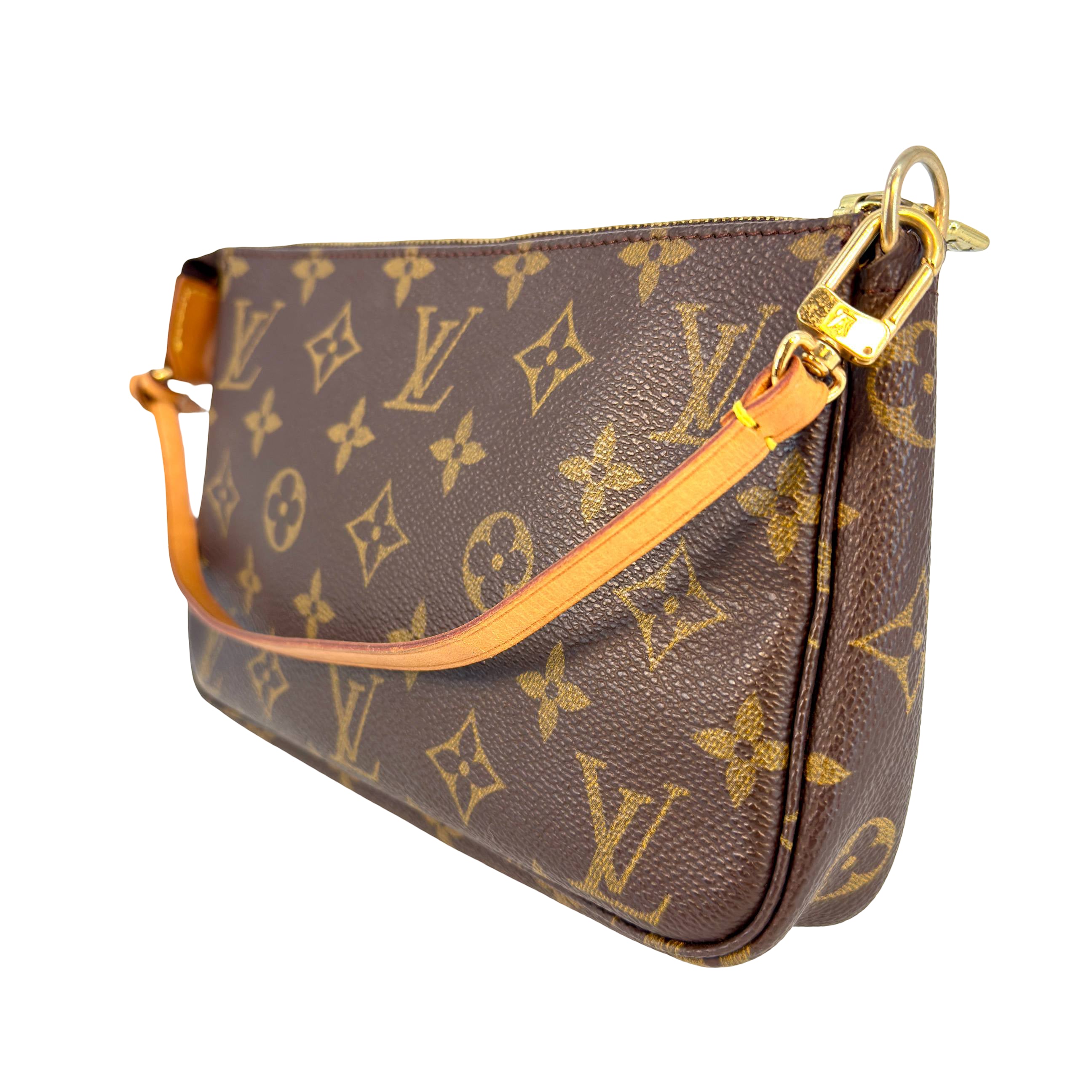 Louis Vuitton Pochette Accessoires Braun Monogram Canvas