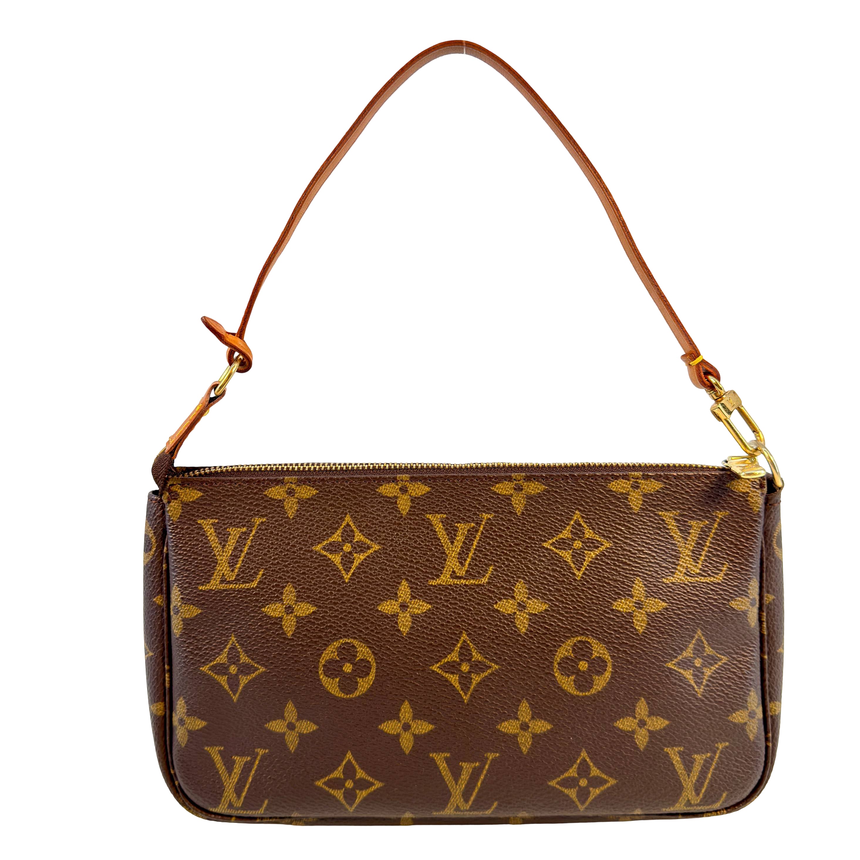 Louis Vuitton Pochette Accessoires Braun Monogram Canvas