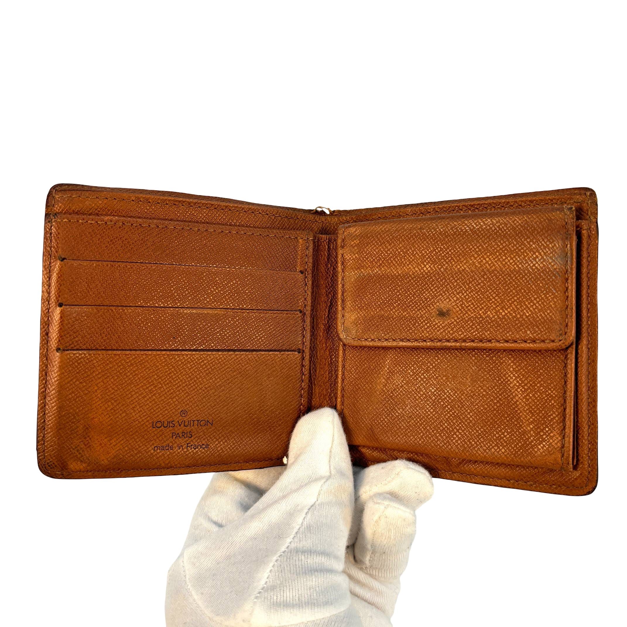 Louis Vuitton Marco Wallet Braun Monogram Canvas