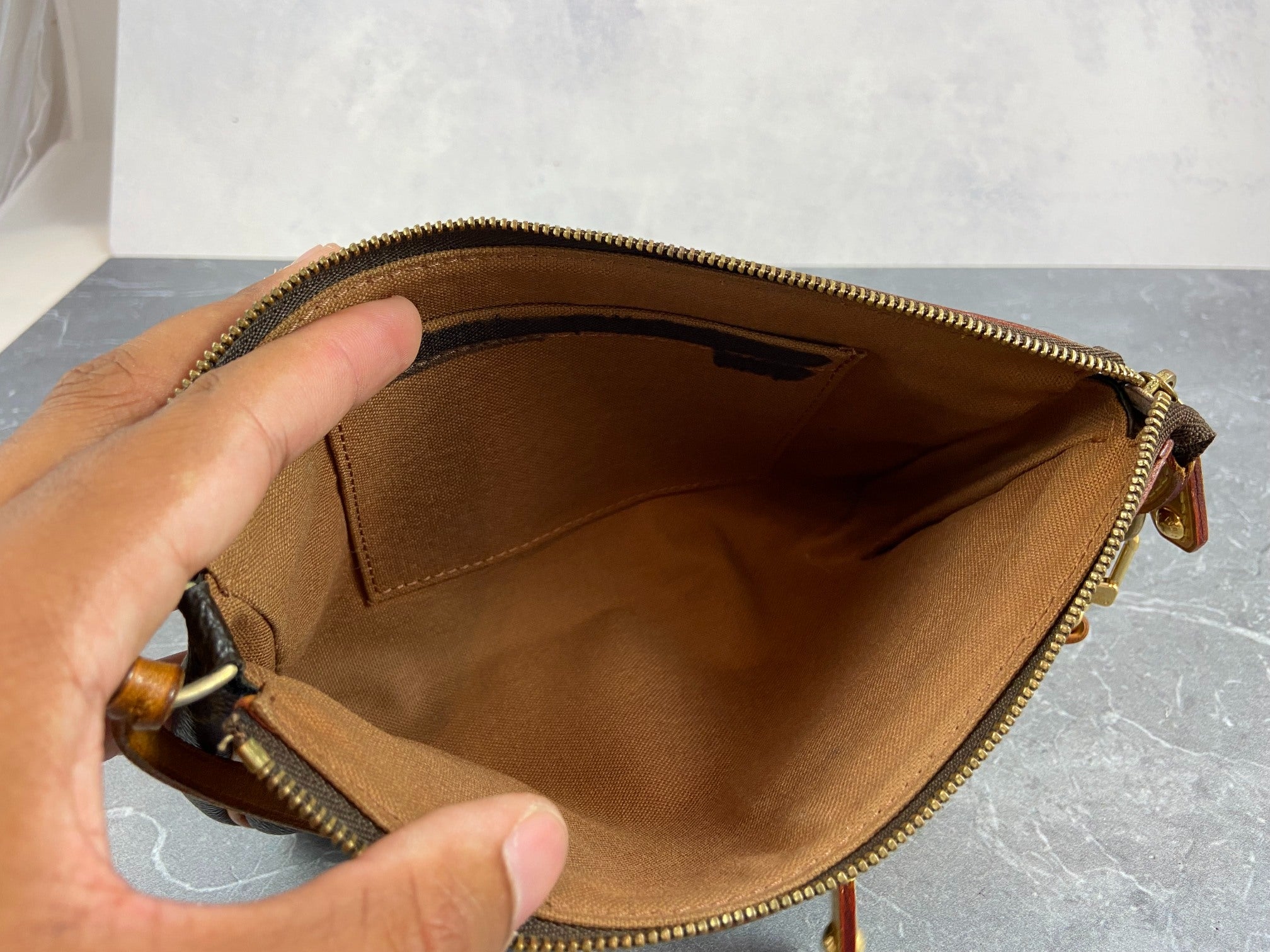 Louis Vuitton Riveting Pochette Accessoires Monogram Canvas