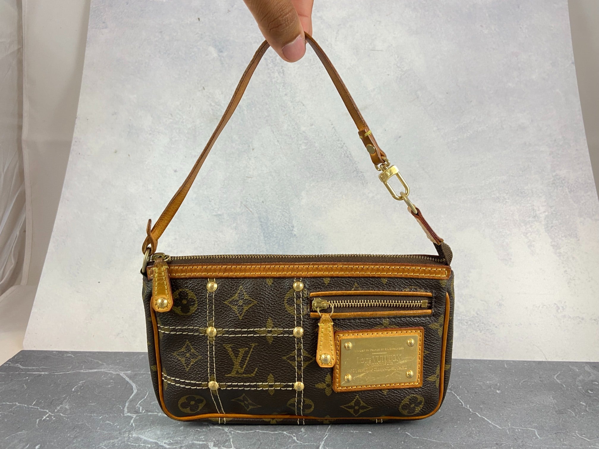 Louis Vuitton Riveting Pochette Accessoires Monogram Canvas