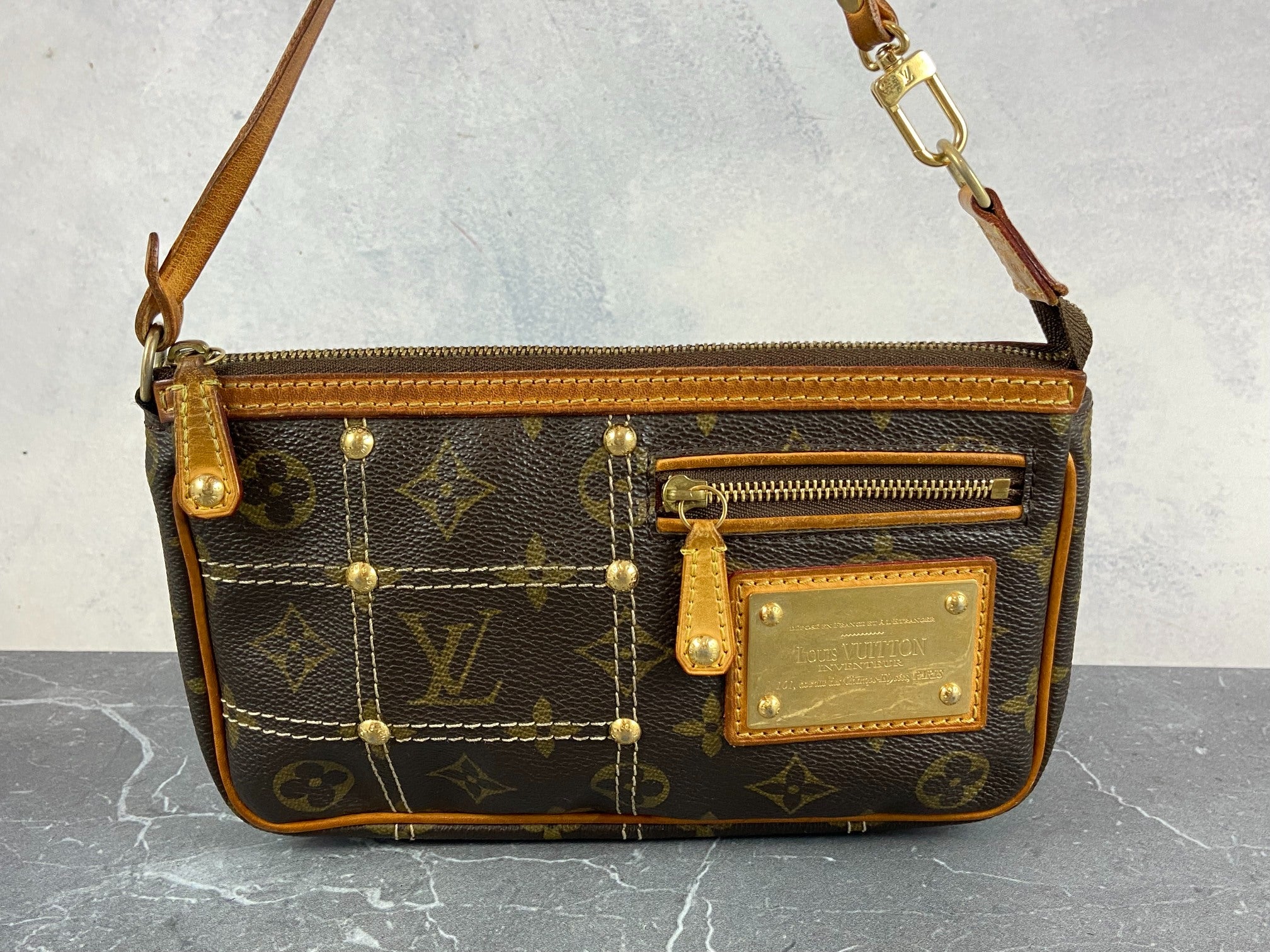 Louis Vuitton Riveting Pochette Accessoires Monogram Canvas