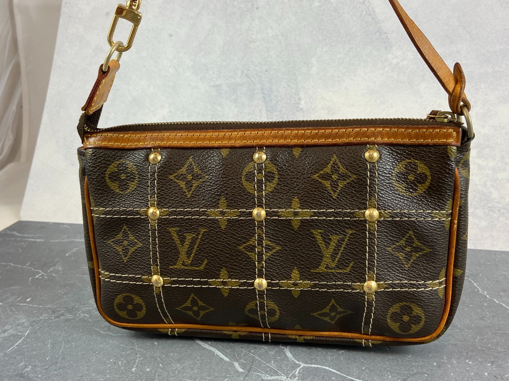 Louis Vuitton Riveting Pochette Accessoires Monogram Canvas