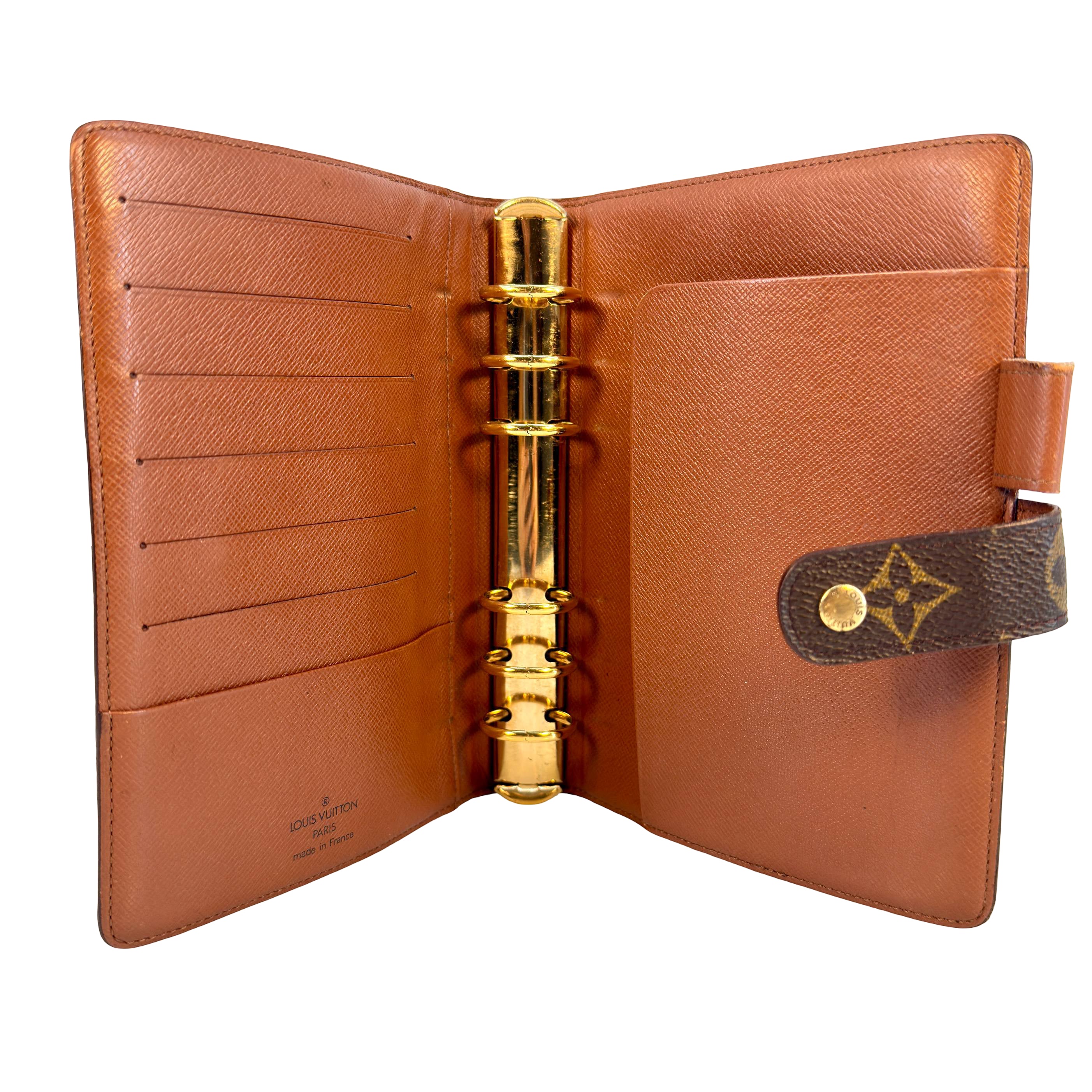 Louis Vuitton Agenda MM Braun Monogram Canvas
