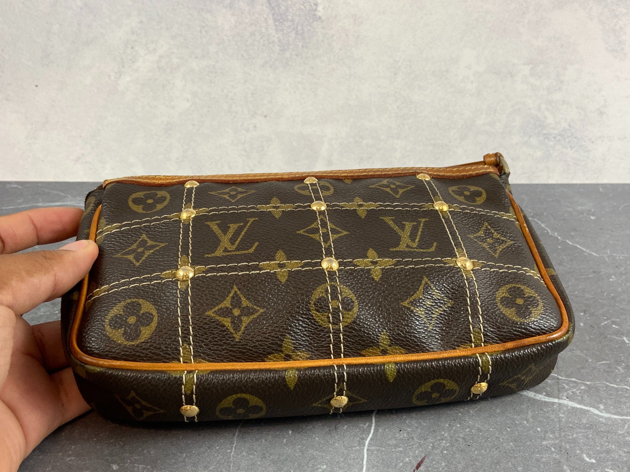 Louis Vuitton Riveting Pochette Accessoires Monogram Canvas