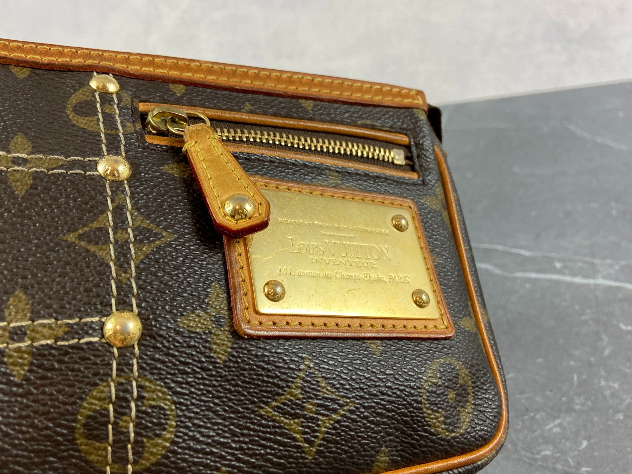 Louis Vuitton Riveting Pochette Accessoires Monogram Canvas