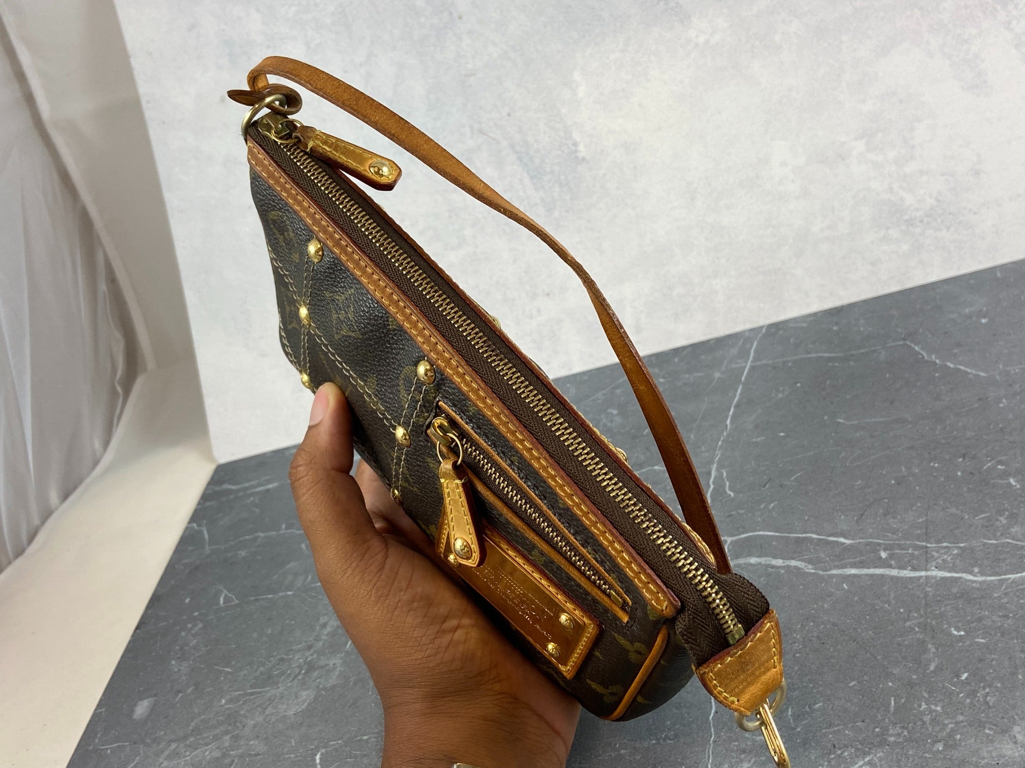 Louis Vuitton Riveting Pochette Accessoires Monogram Canvas