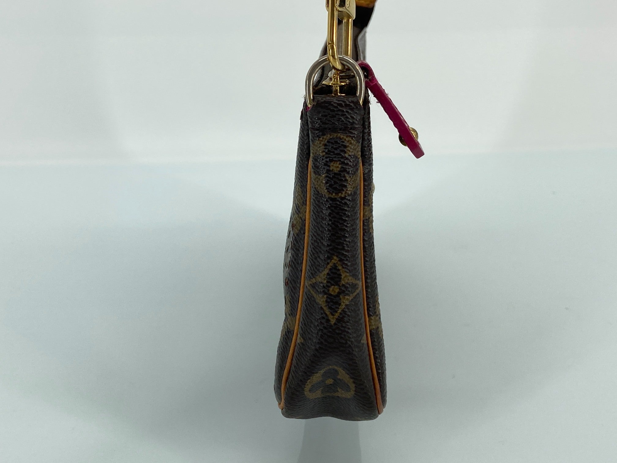 Louis Vuitton Perforated Pochette Accessoires Monogram Canvas Fuchsia