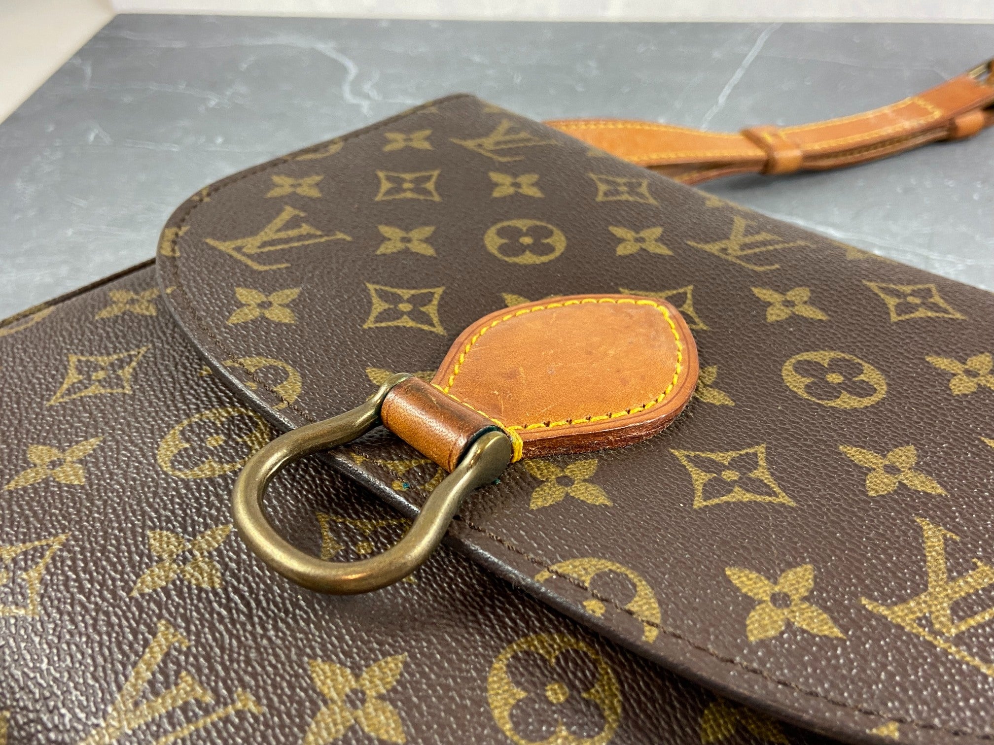 Louis Vuitton Saint Cloud GM Shoulder Bag Monogram Canvas