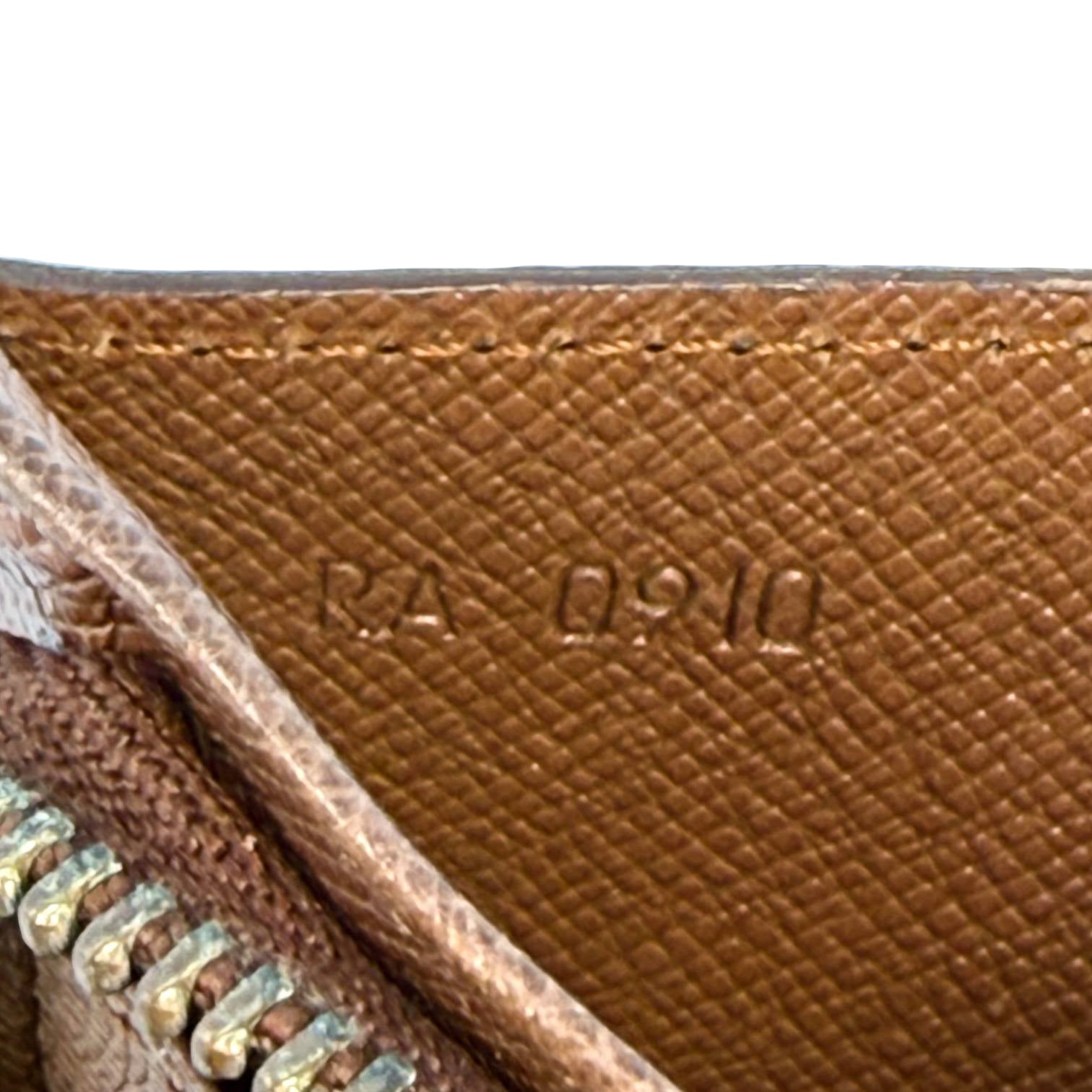 Louis Vuitton Petit Tresor Wallet Braun Monogram Canvas