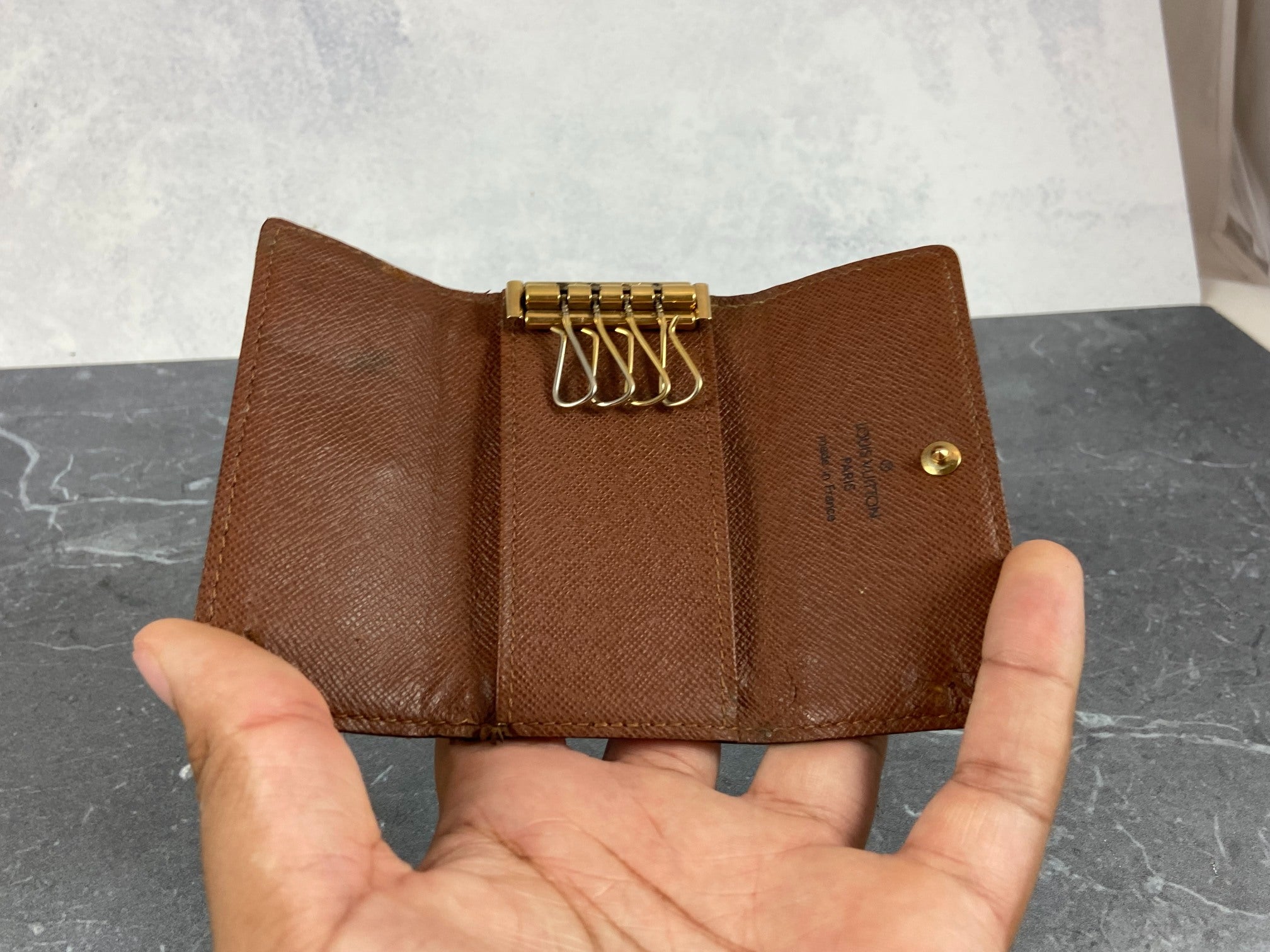 Louis Vuitton 4 Key Holder Monogram Canvas