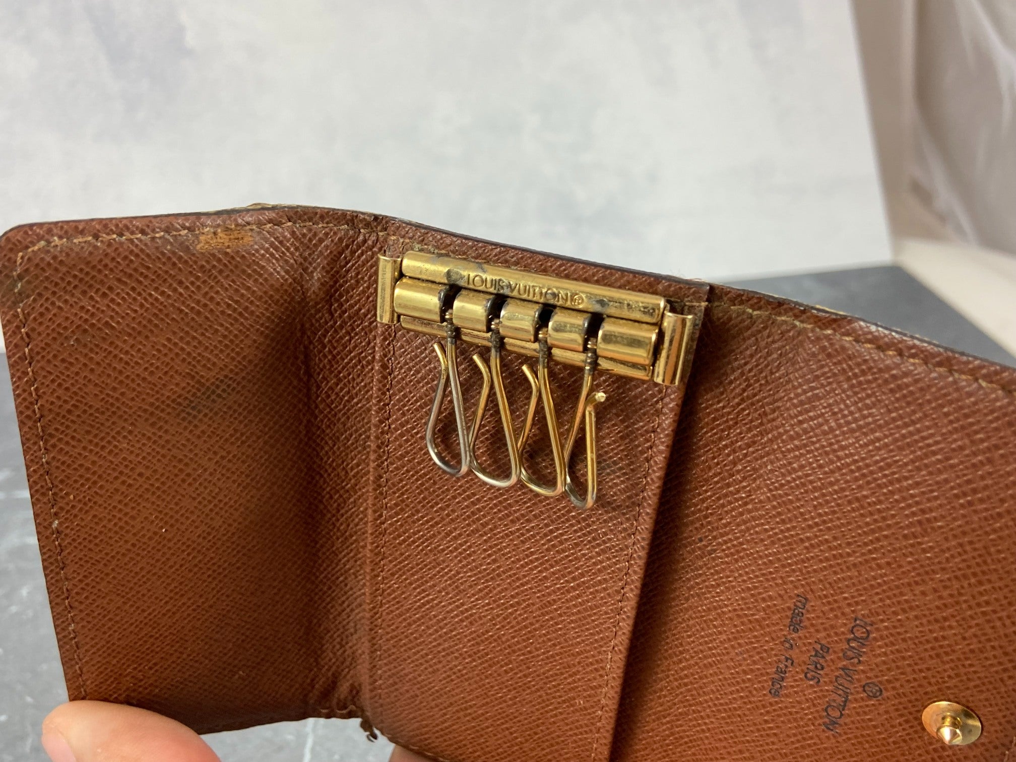 Louis Vuitton 4 Key Holder Monogram Canvas