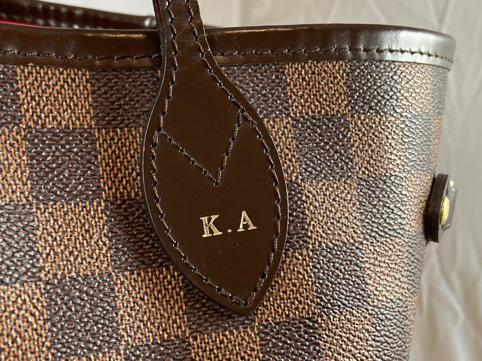 Louis Vuitton Neverfull MM Damier Ebene Canvas