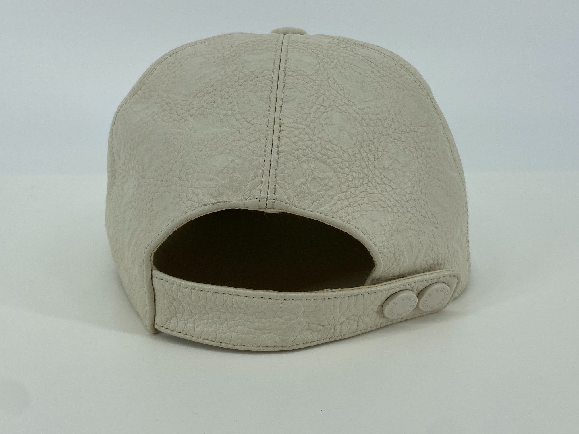 Louis Vuitton x Virgil Abloh 1.0 Cap White Empreinte Leather