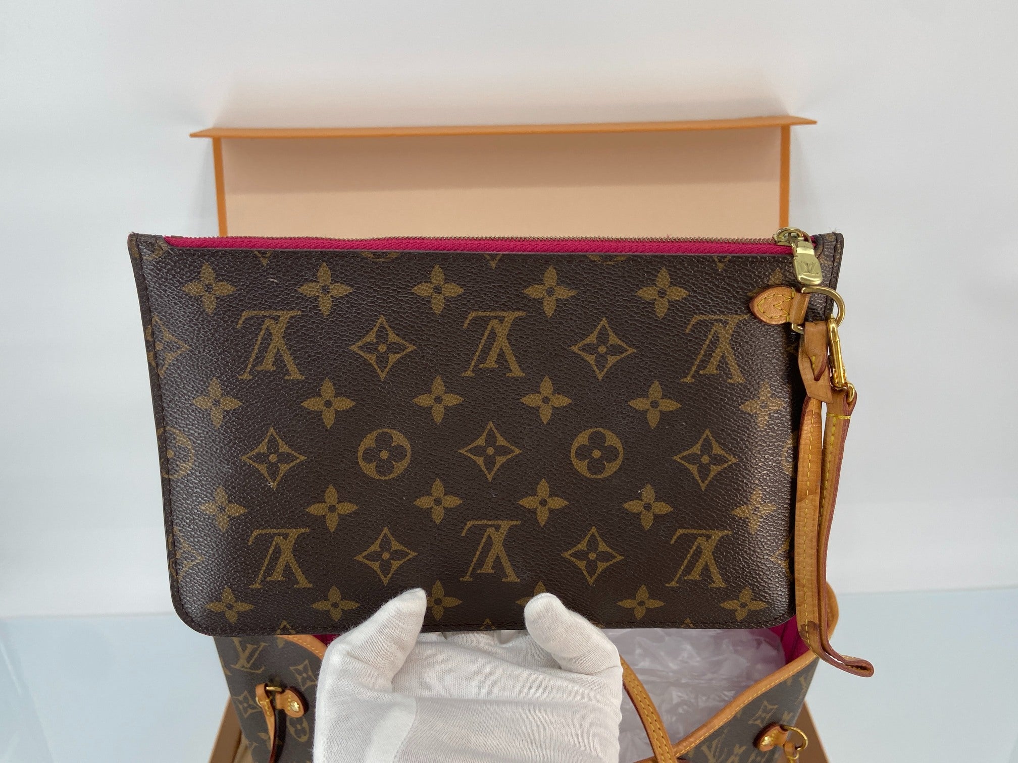 Louis Vuitton Neverfull MM Monogram Canvas full set