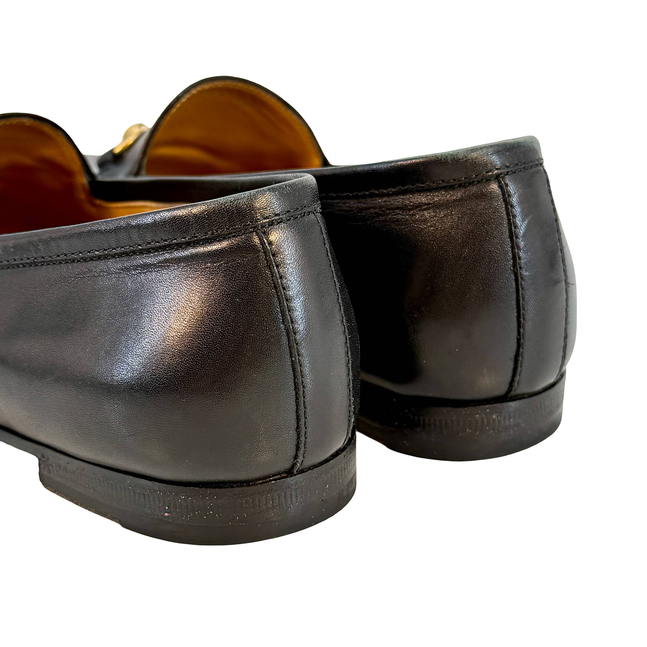 Gucci Jordaan Loafer Gr. 37 1/2 Schwarz Leder