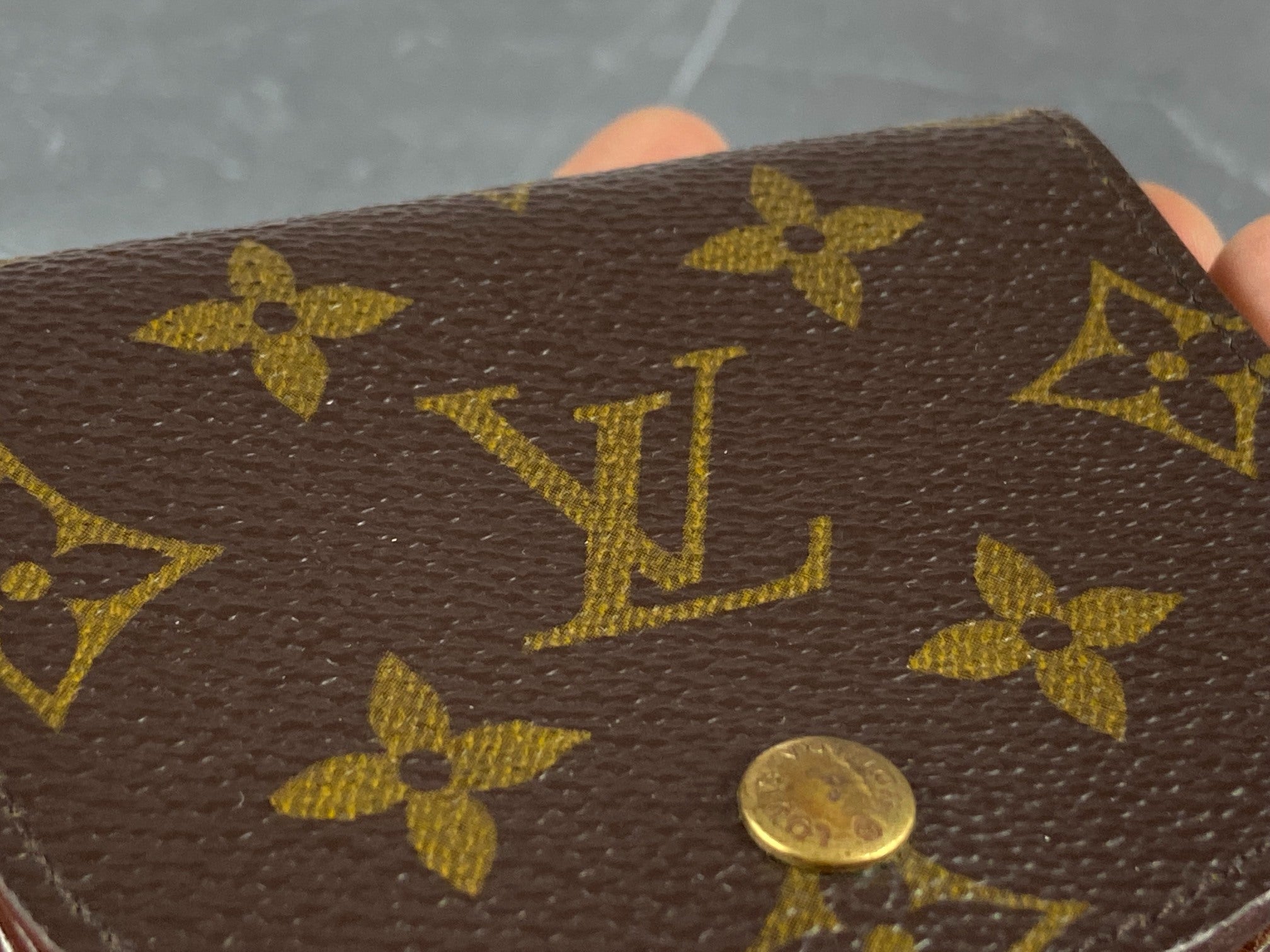 Louis Vuitton Coin Portemonnaie Gousset Monogram Canvas