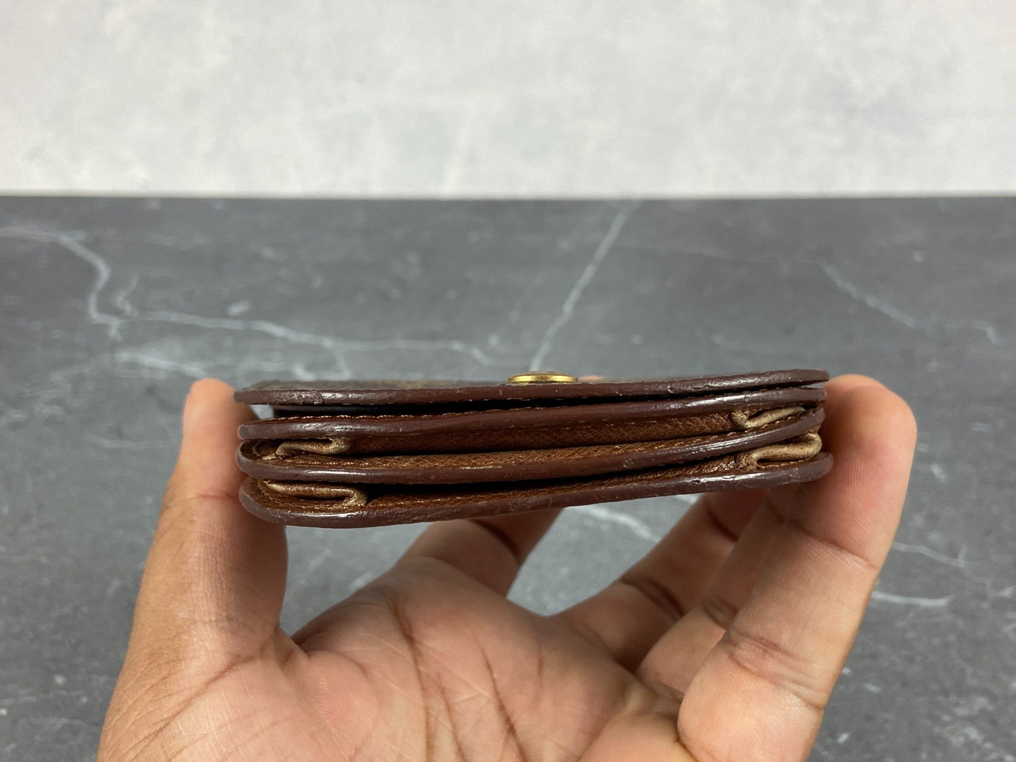 Louis Vuitton Coin Portemonnaie Gousset Monogram Canvas