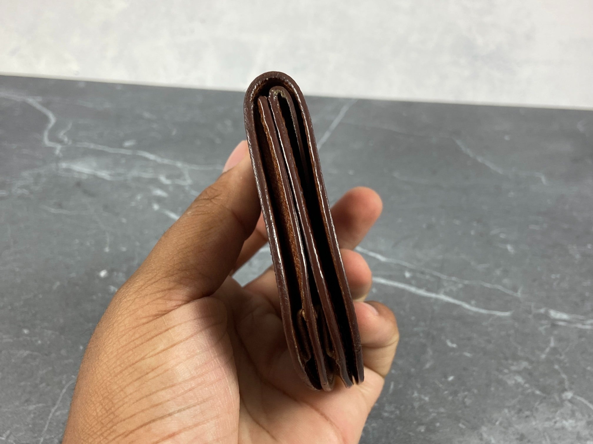 Louis Vuitton Coin Portemonnaie Gousset Monogram Canvas