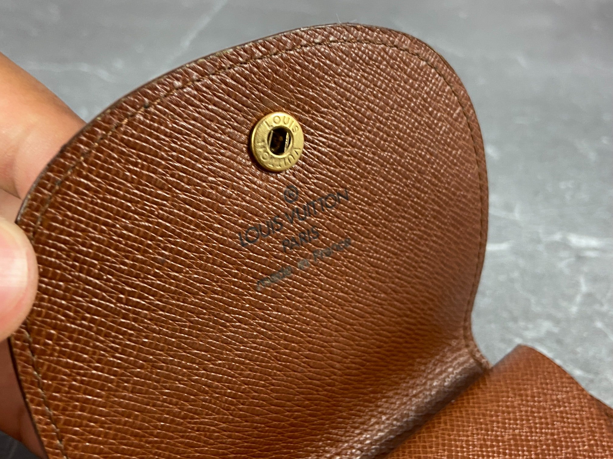 Louis Vuitton Coin Portemonnaie Gousset Monogram Canvas