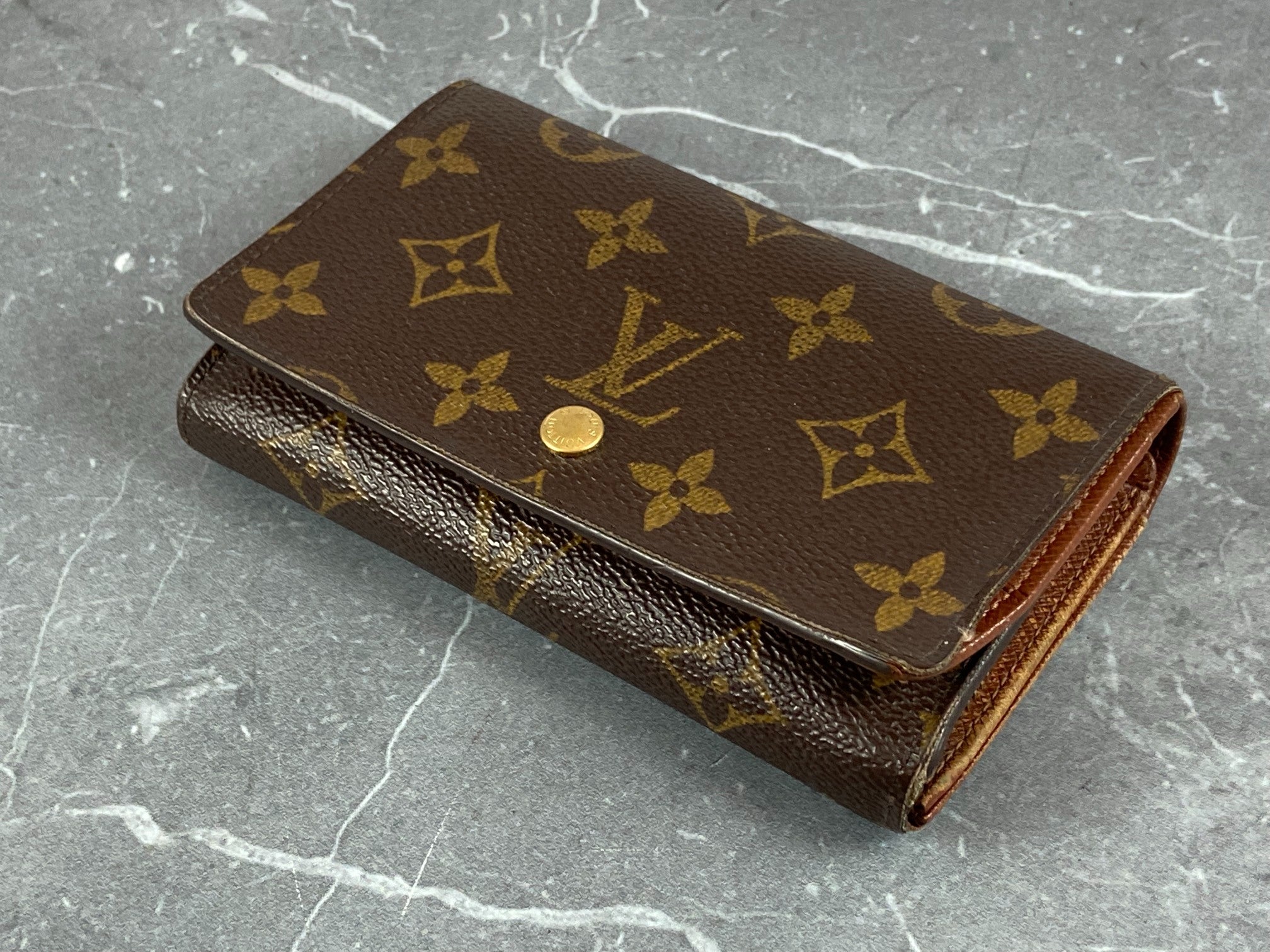 Louis Vuitton Porte-Monnaie Tresor Monogram Canvas