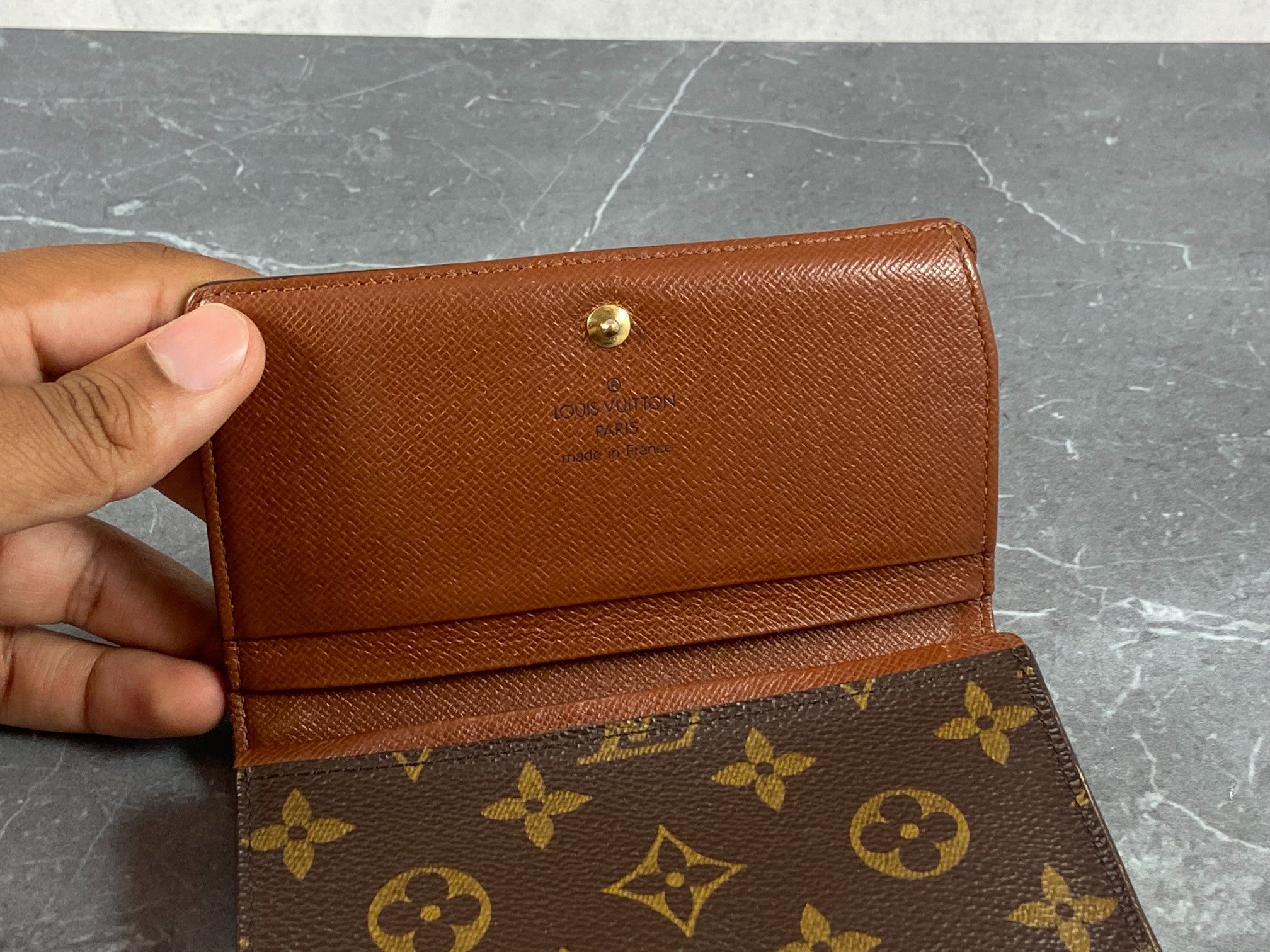 Louis Vuitton Porte-Monnaie Tresor Monogram Canvas