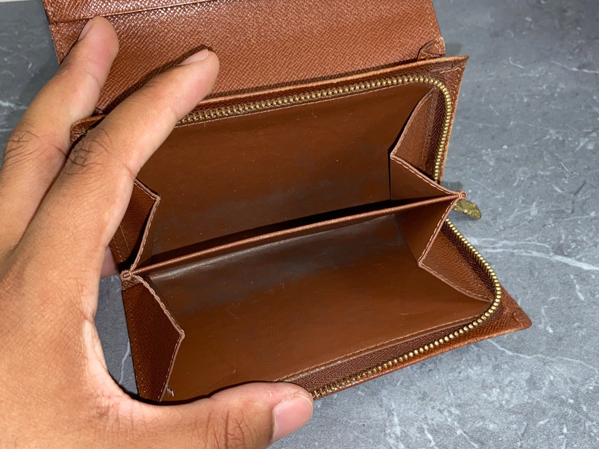 Louis Vuitton Porte-Monnaie Tresor Monogram Canvas