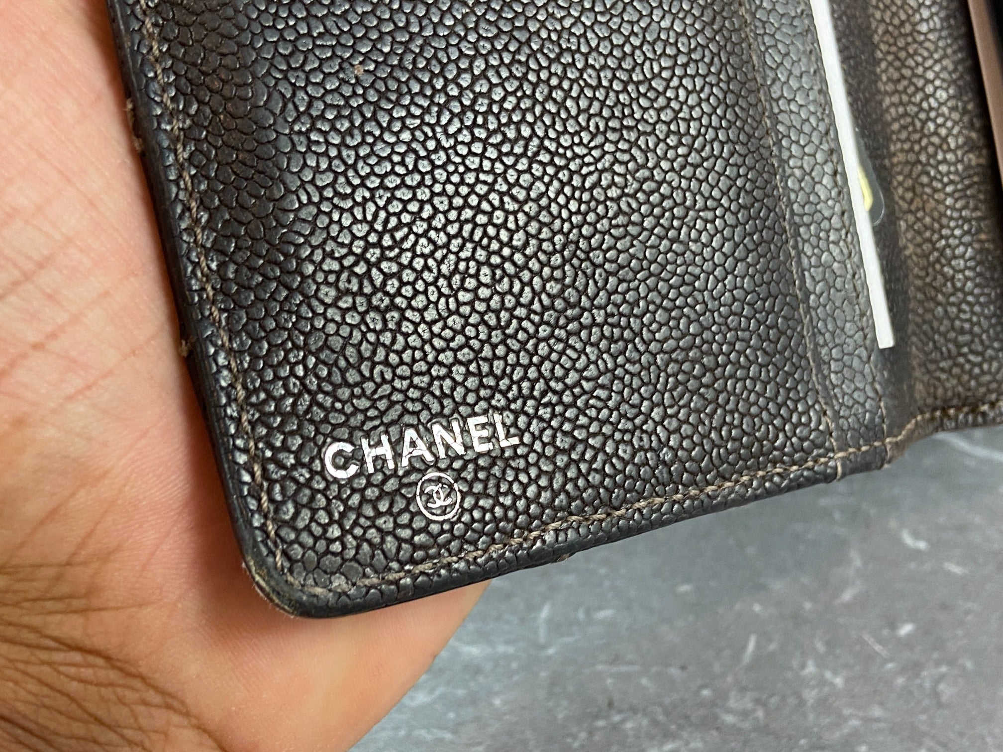 Chanel Matelasse CC Long Wallet Black