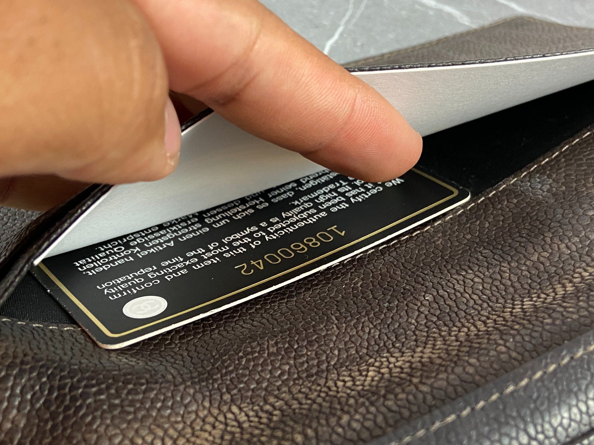 Chanel Matelasse CC Long Wallet Black