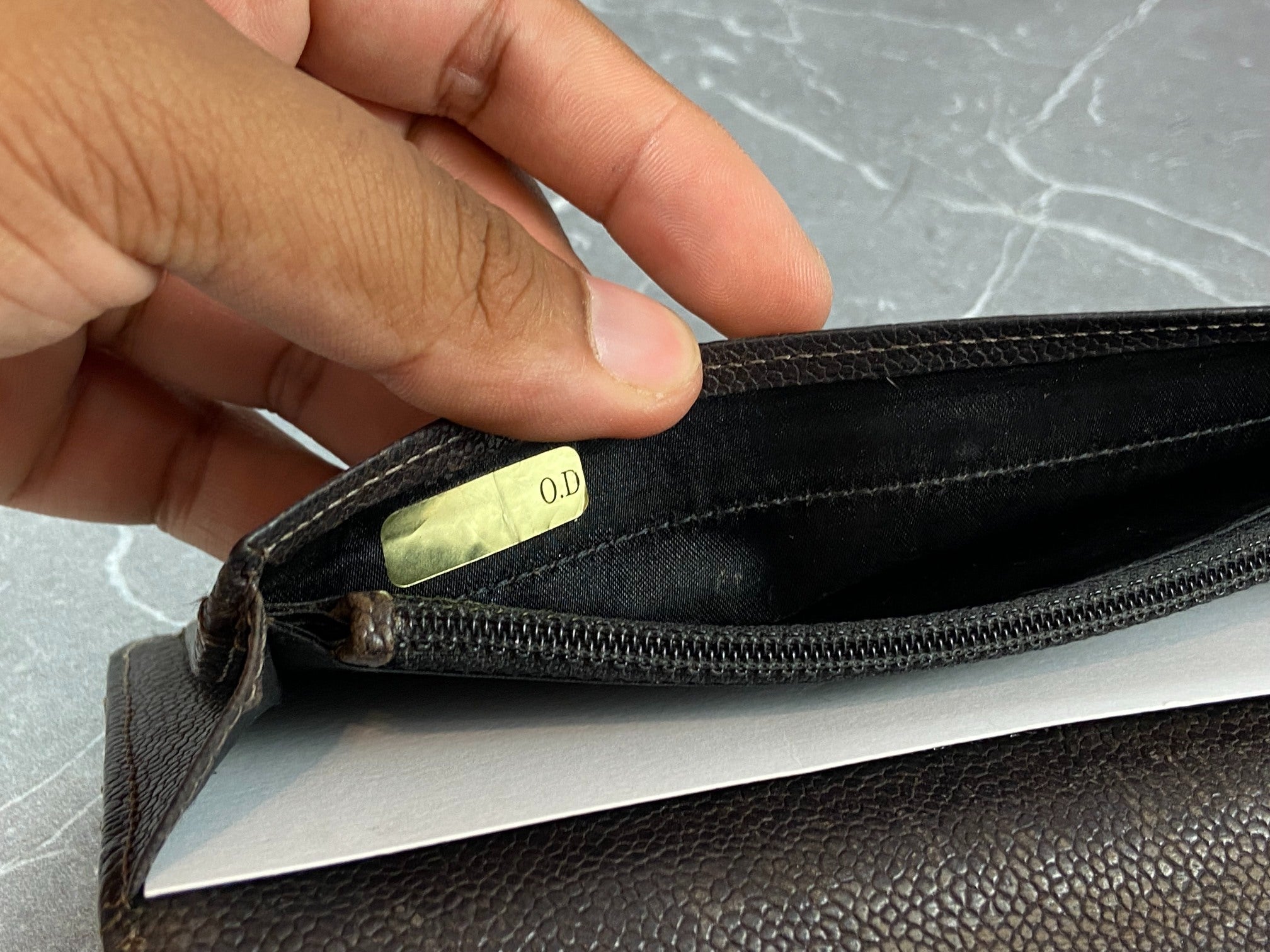 Chanel Matelasse CC Long Wallet Black