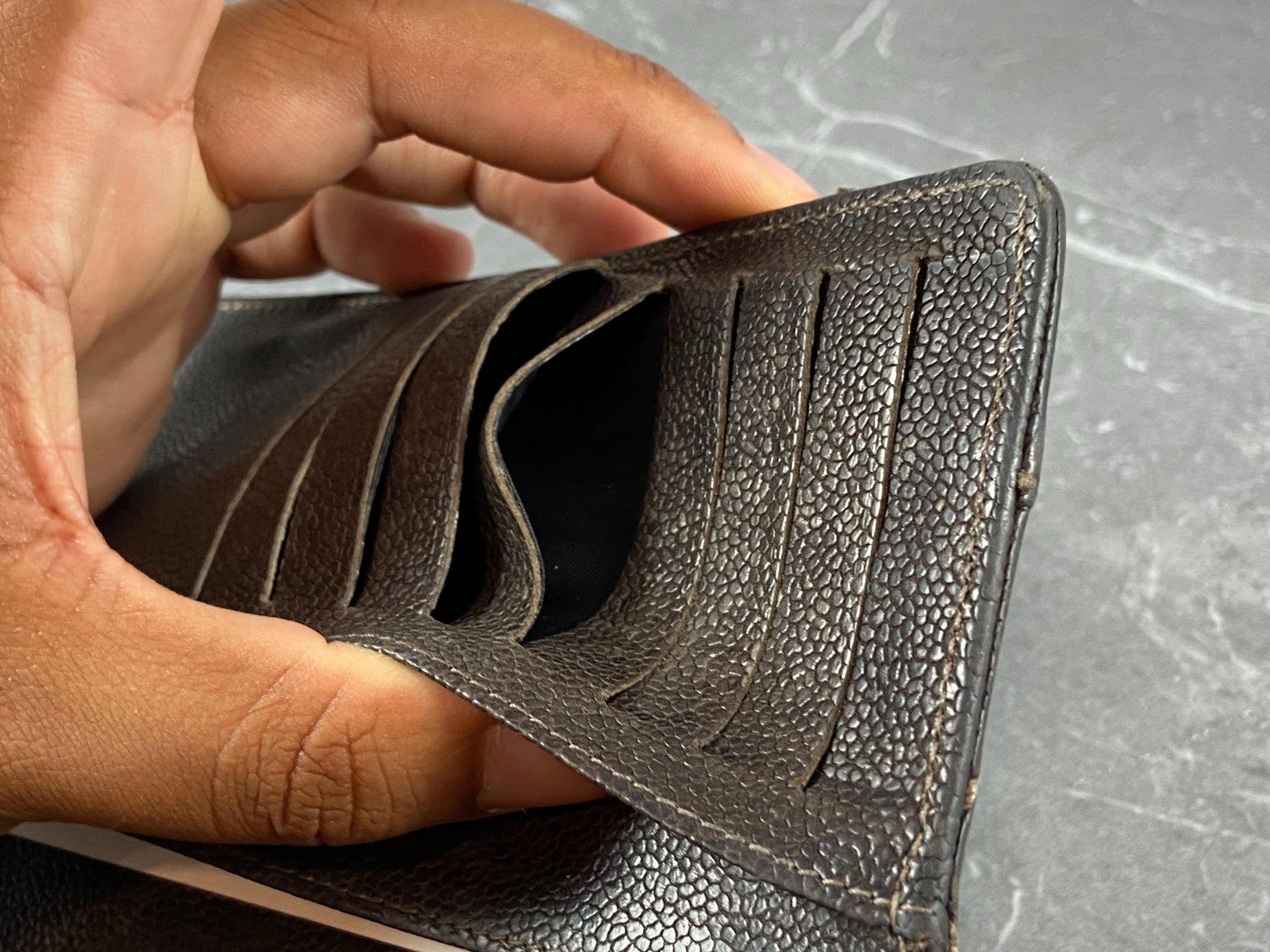 Chanel Matelasse CC Long Wallet Black