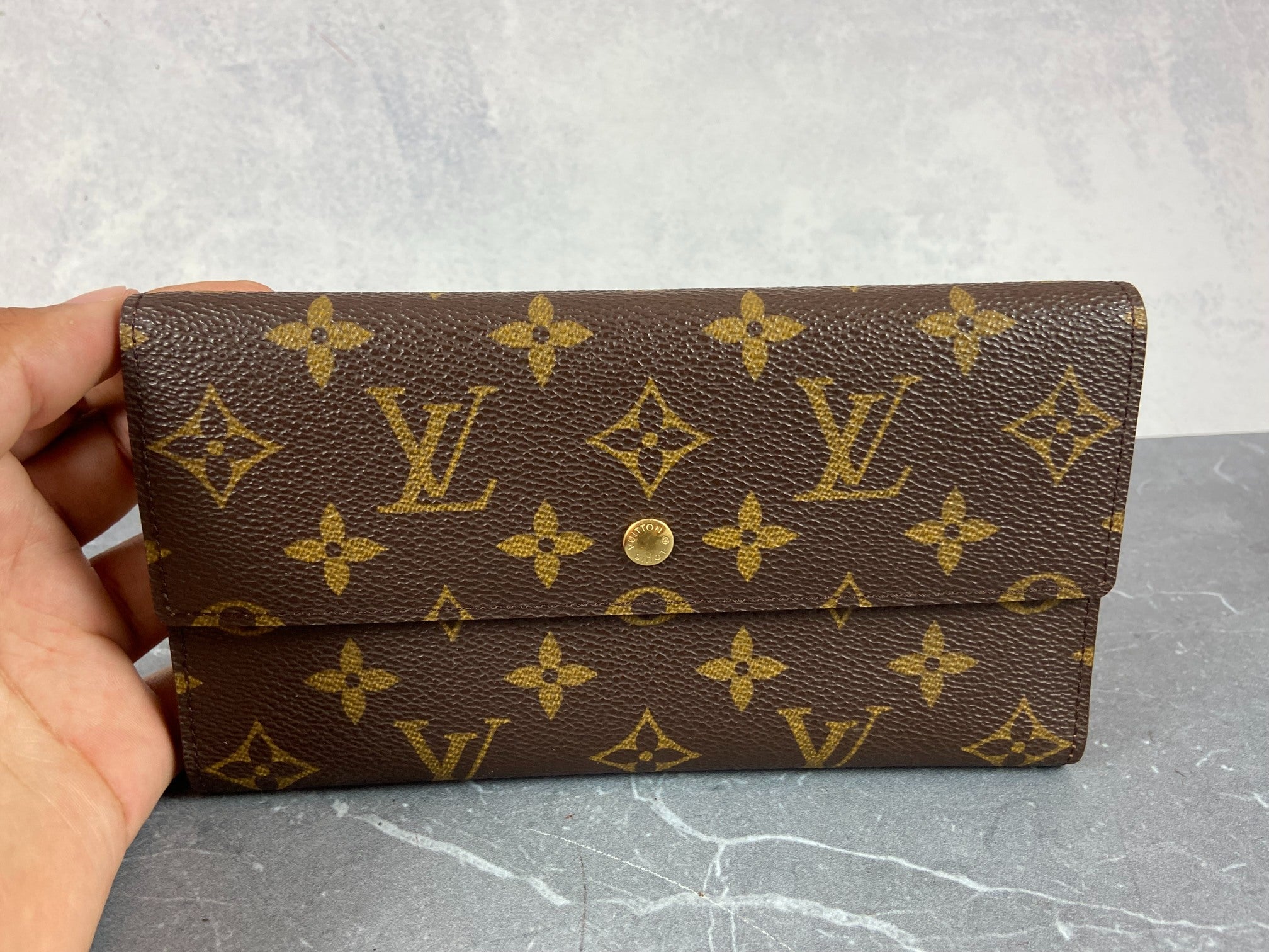 Louis Vuitton Porte Tresor International Wallet Monogram Canvas