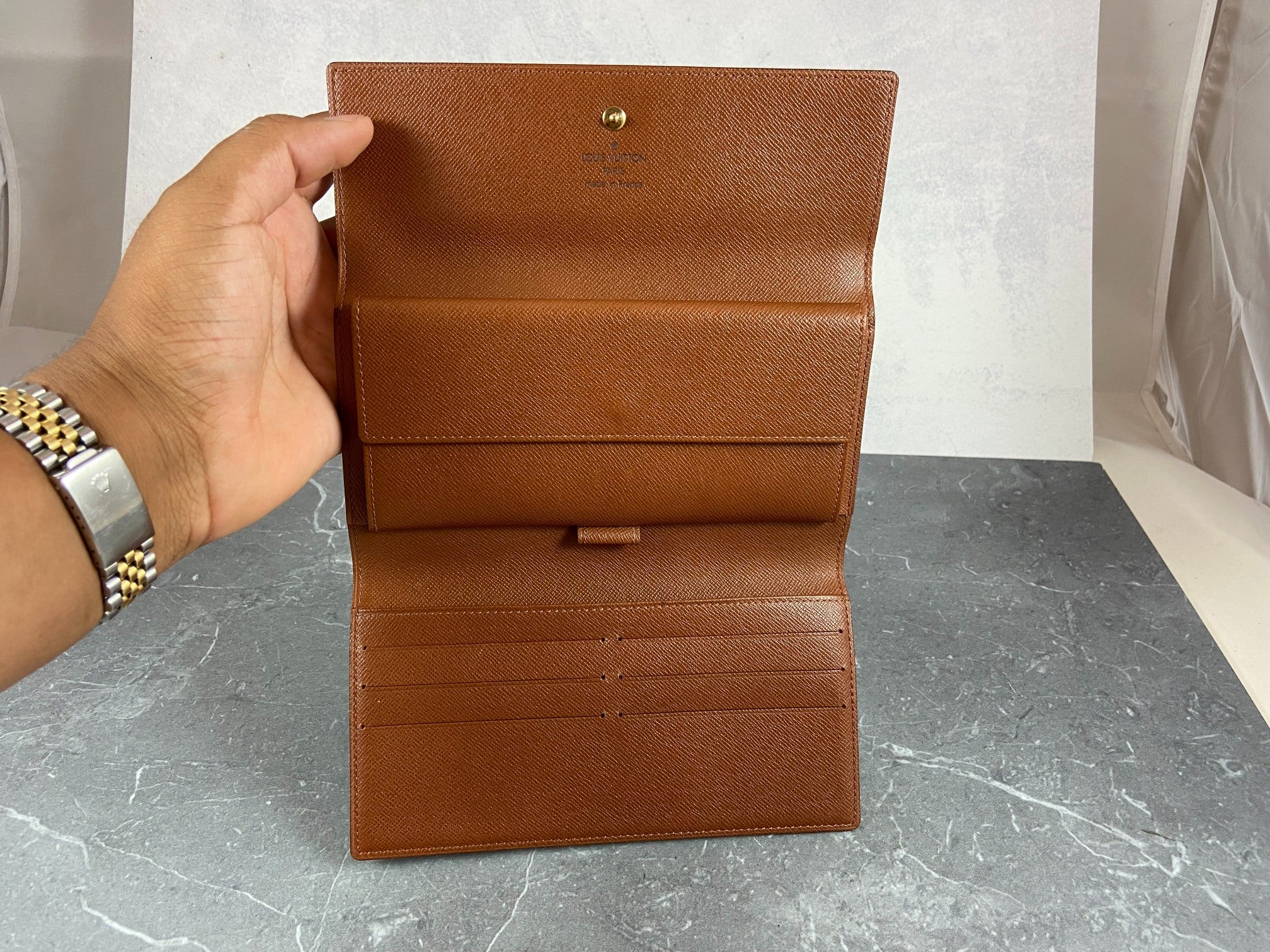 Louis Vuitton Porte Tresor International Wallet Monogram Canvas