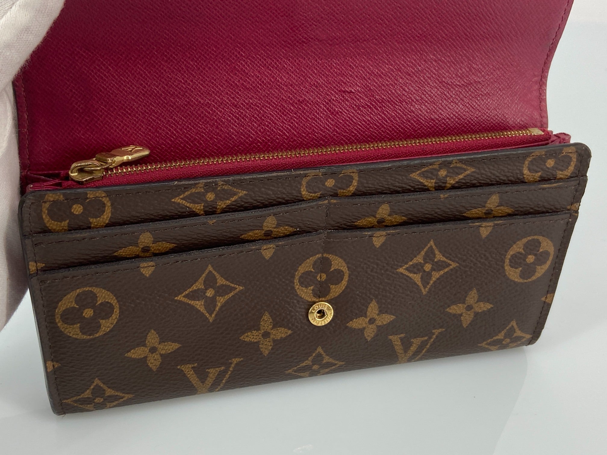 Louis Vuitton Sarah Wallet Monogram Canvas