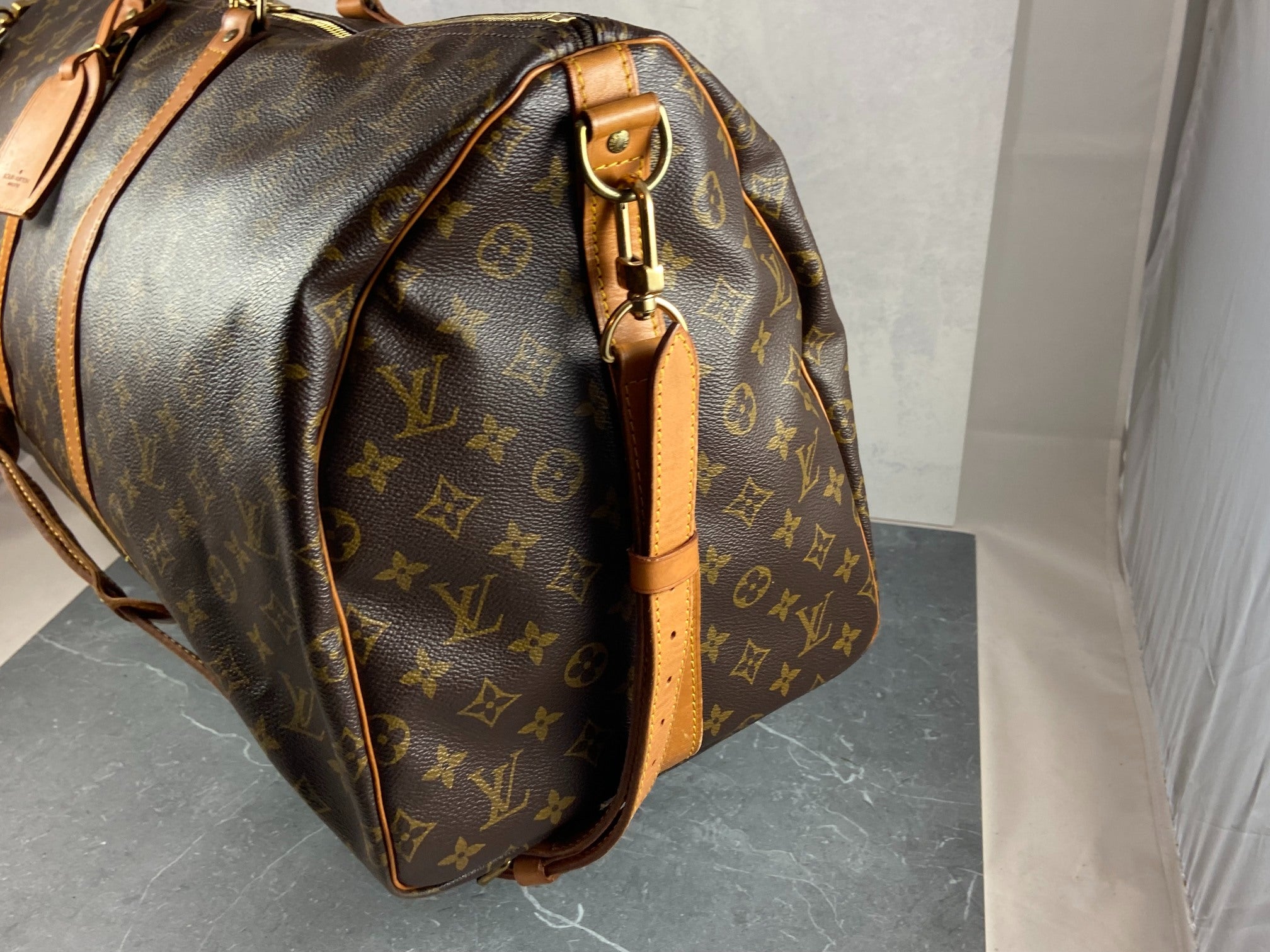 Louis Vuitton Keepall 55 Bandoulière Monogram Canvas