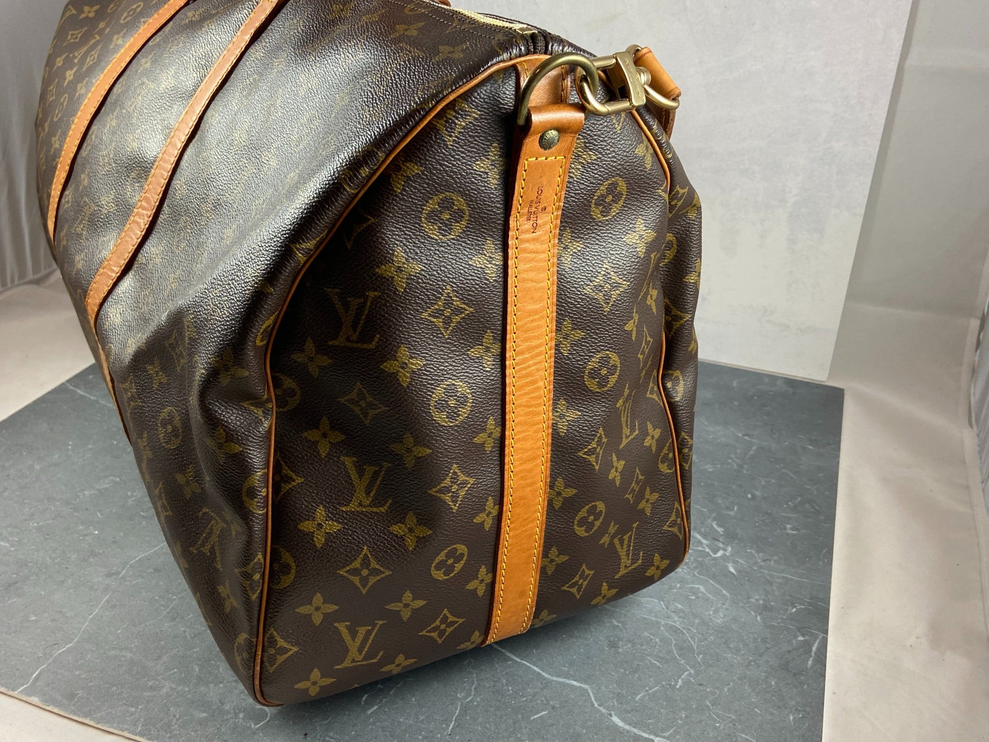 Louis Vuitton Keepall 55 Bandoulière Monogram Canvas