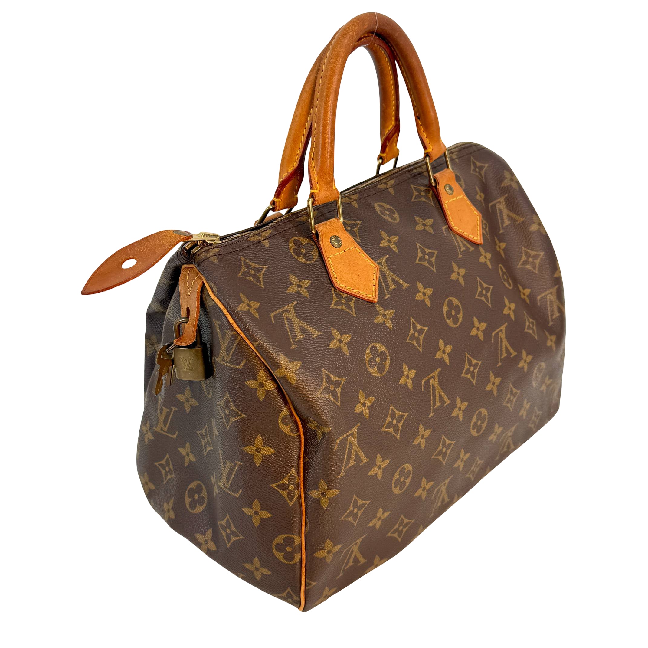Louis Vuitton Speedy 30 Braun Monogram Canvas