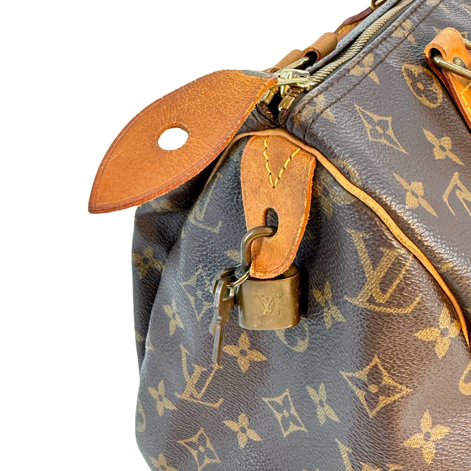 Louis Vuitton Speedy 30 Braun Monogram Canvas