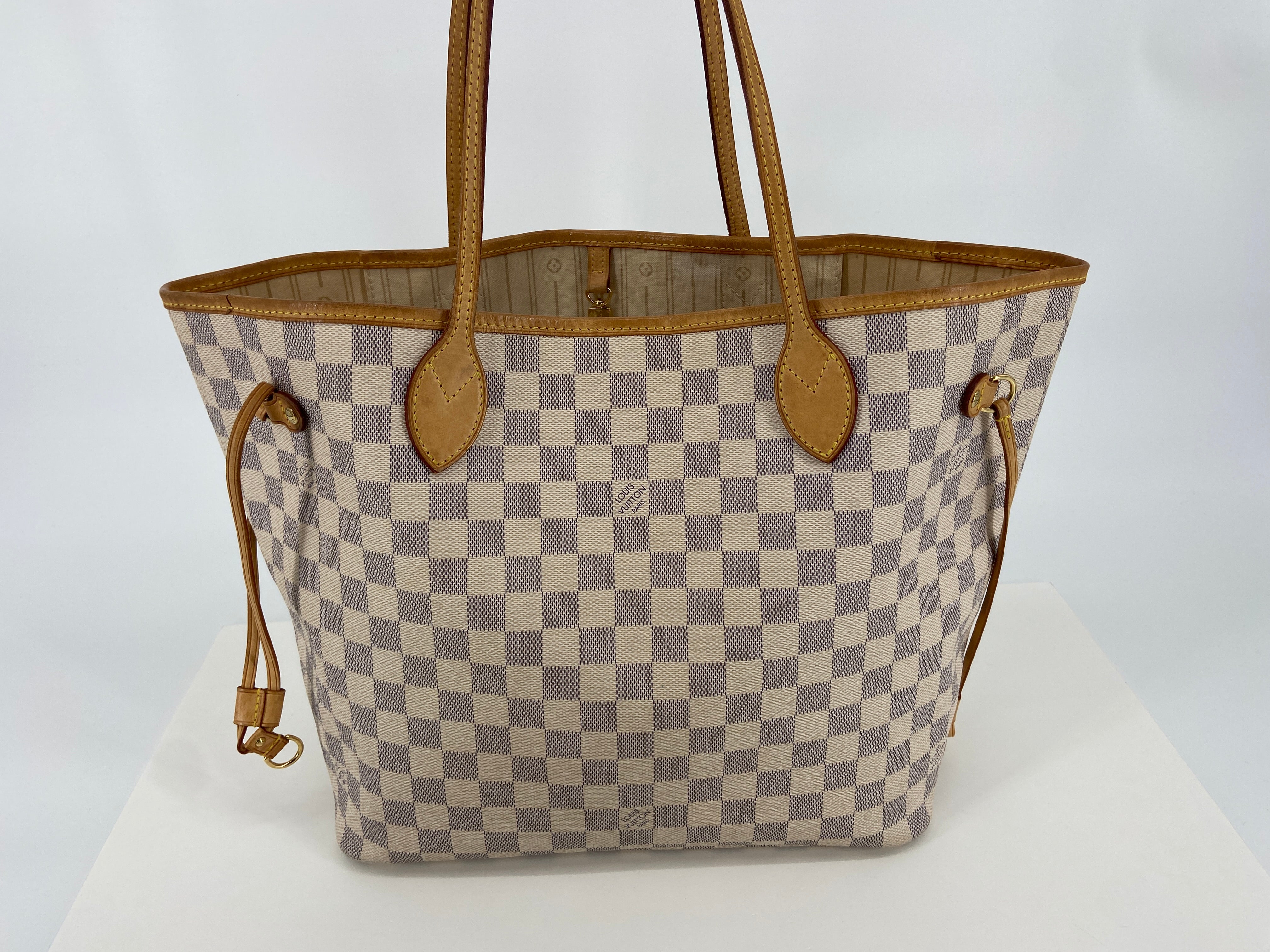 Louis Vuitton Neverfull MM Damier Azur Canvas incl. Dustbag