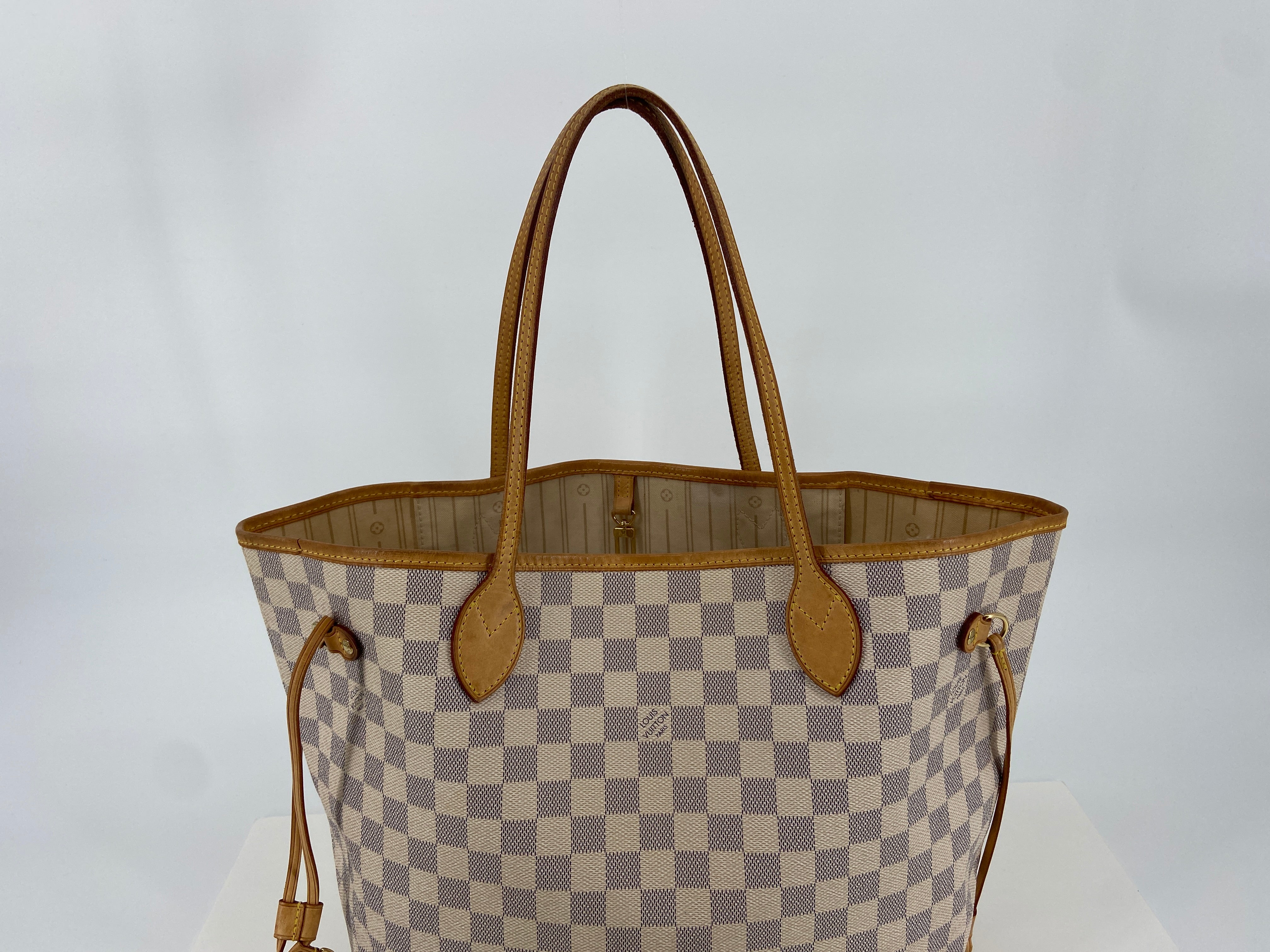 Louis Vuitton Neverfull MM Damier Azur Canvas incl. Dustbag
