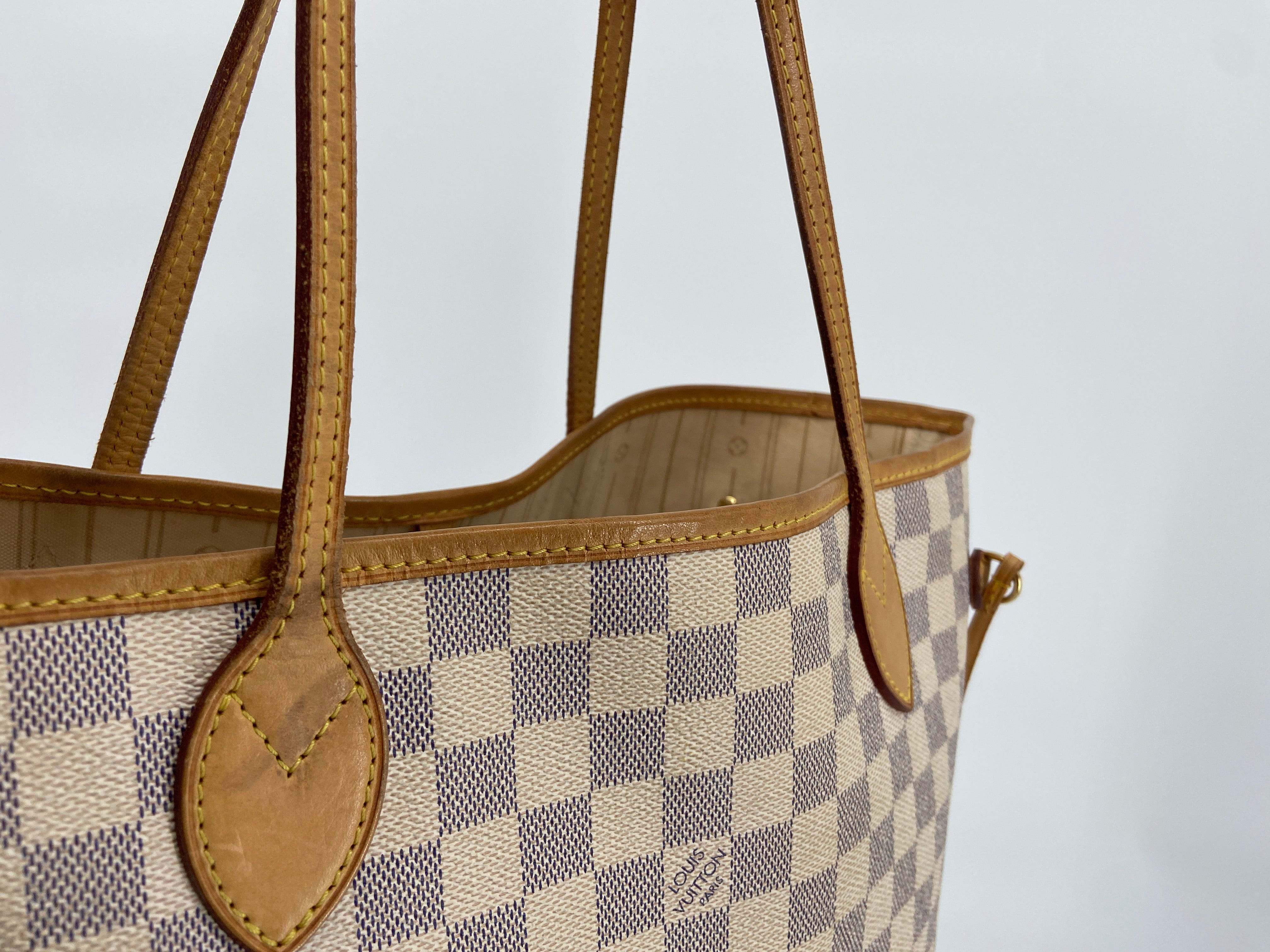 Louis Vuitton Neverfull MM Damier Azur Canvas incl. Dustbag