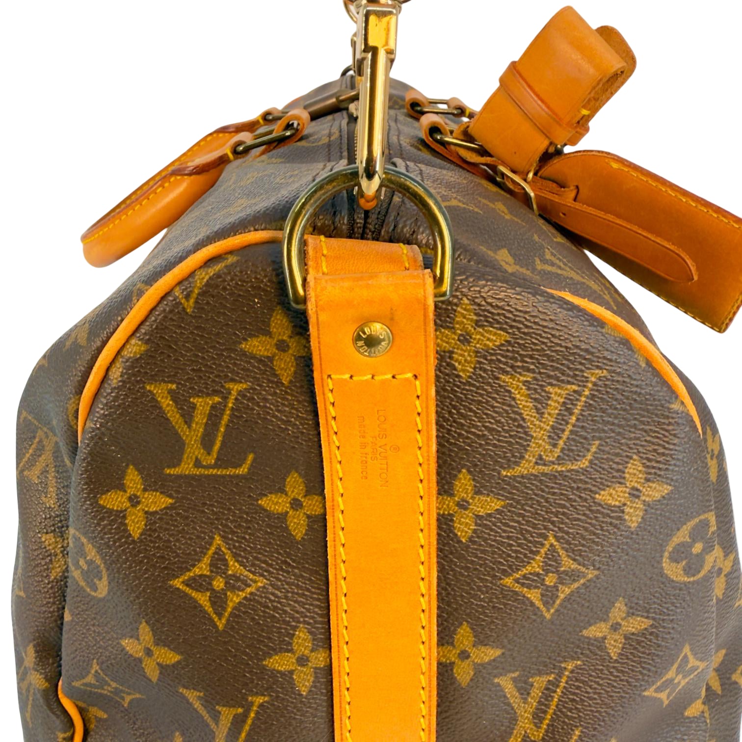 Louis Vuitton Keepall 45 Bandoulière Braun Monogram Canvas
