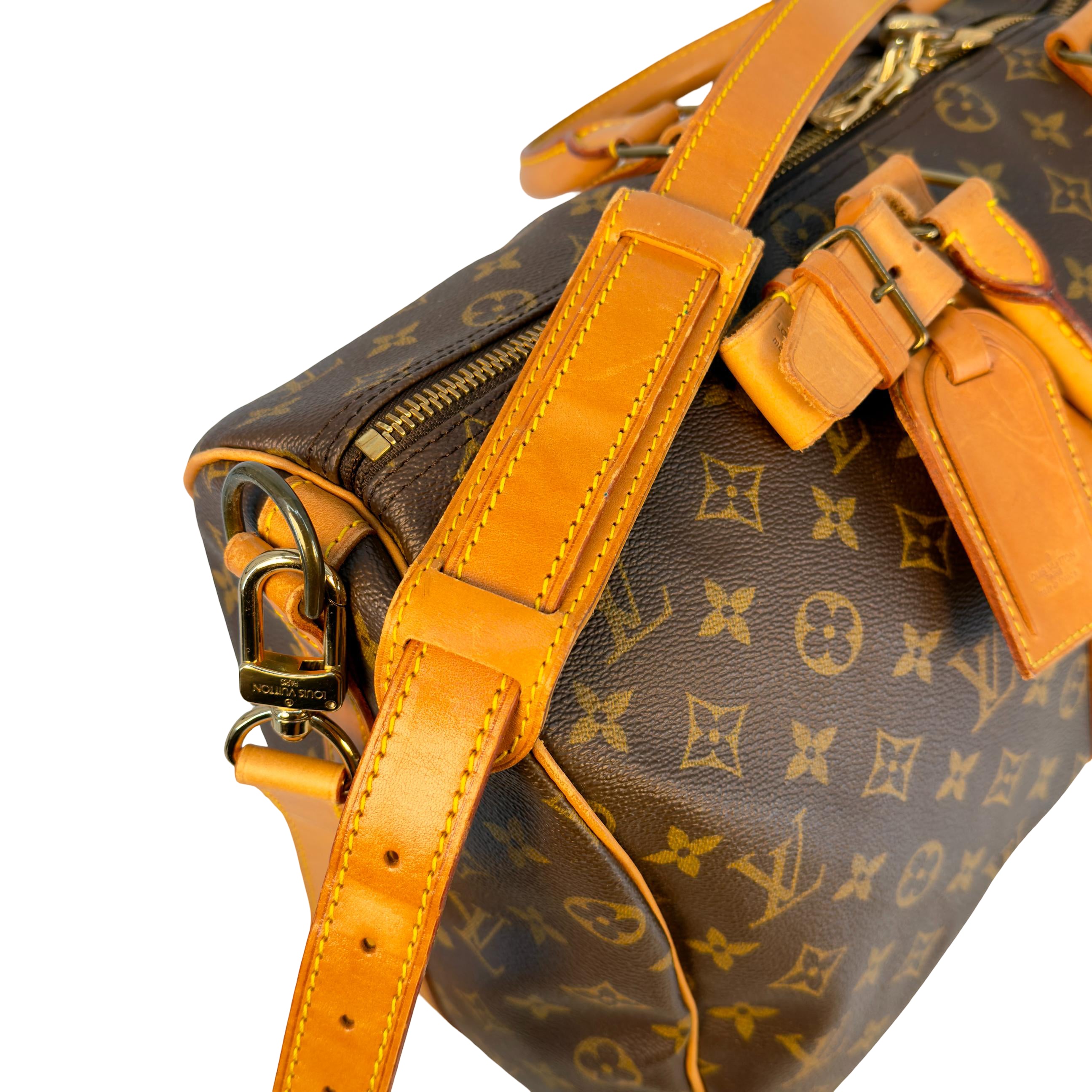 Louis Vuitton Keepall 45 Bandoulière Braun Monogram Canvas