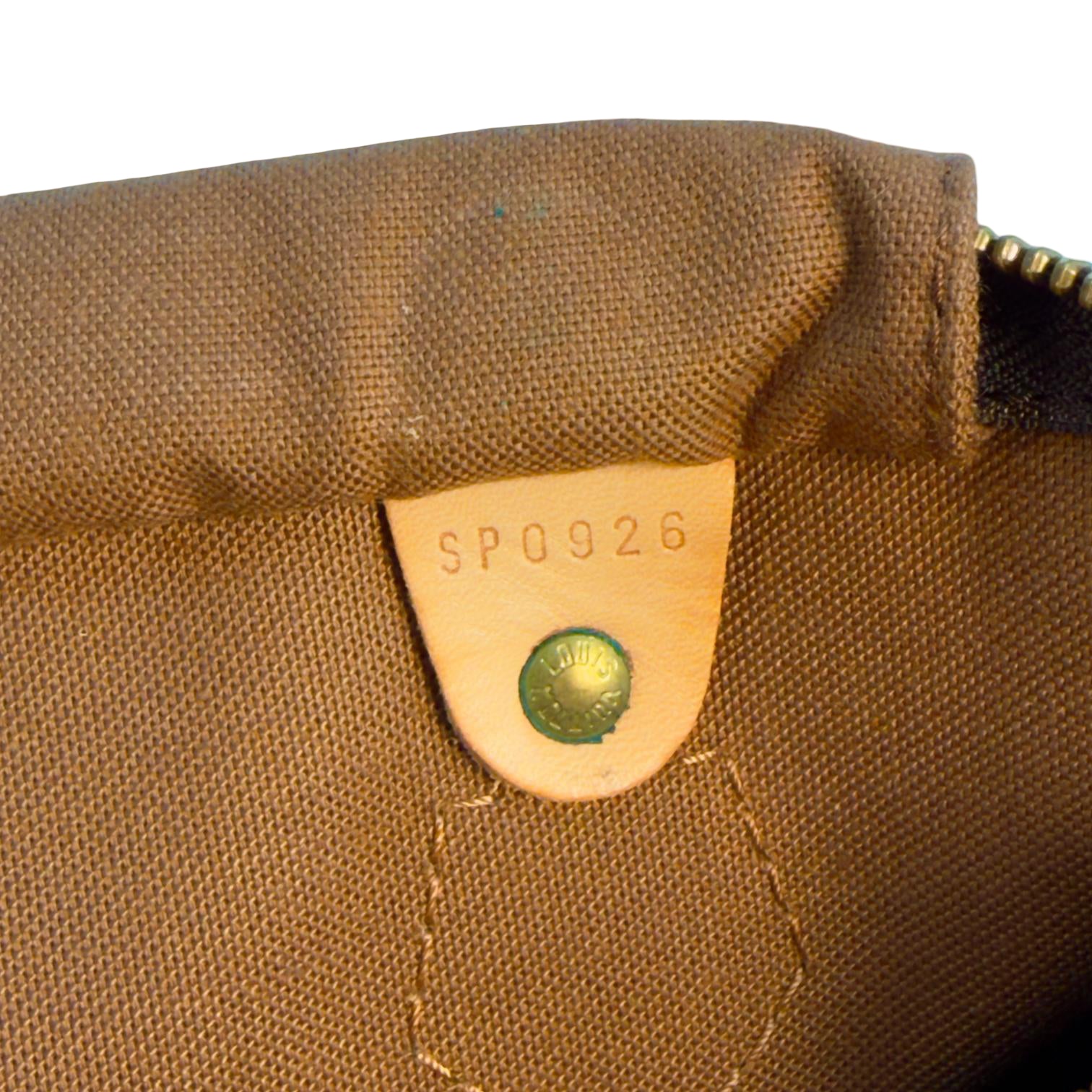Louis Vuitton Speedy 30 Braun Monogram Canvas