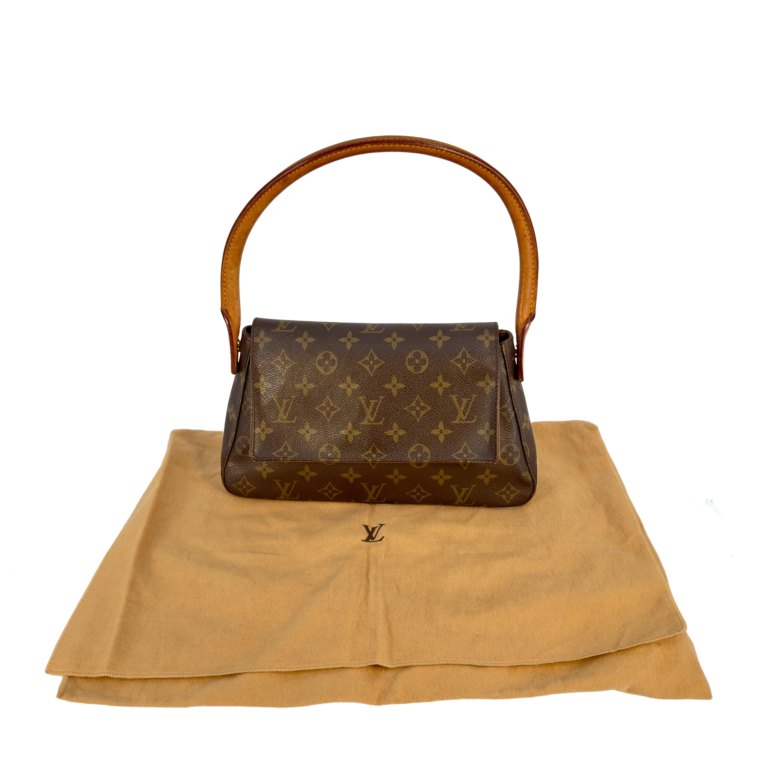 Louis Vuitton Looping PM Braun Monogram Canvas