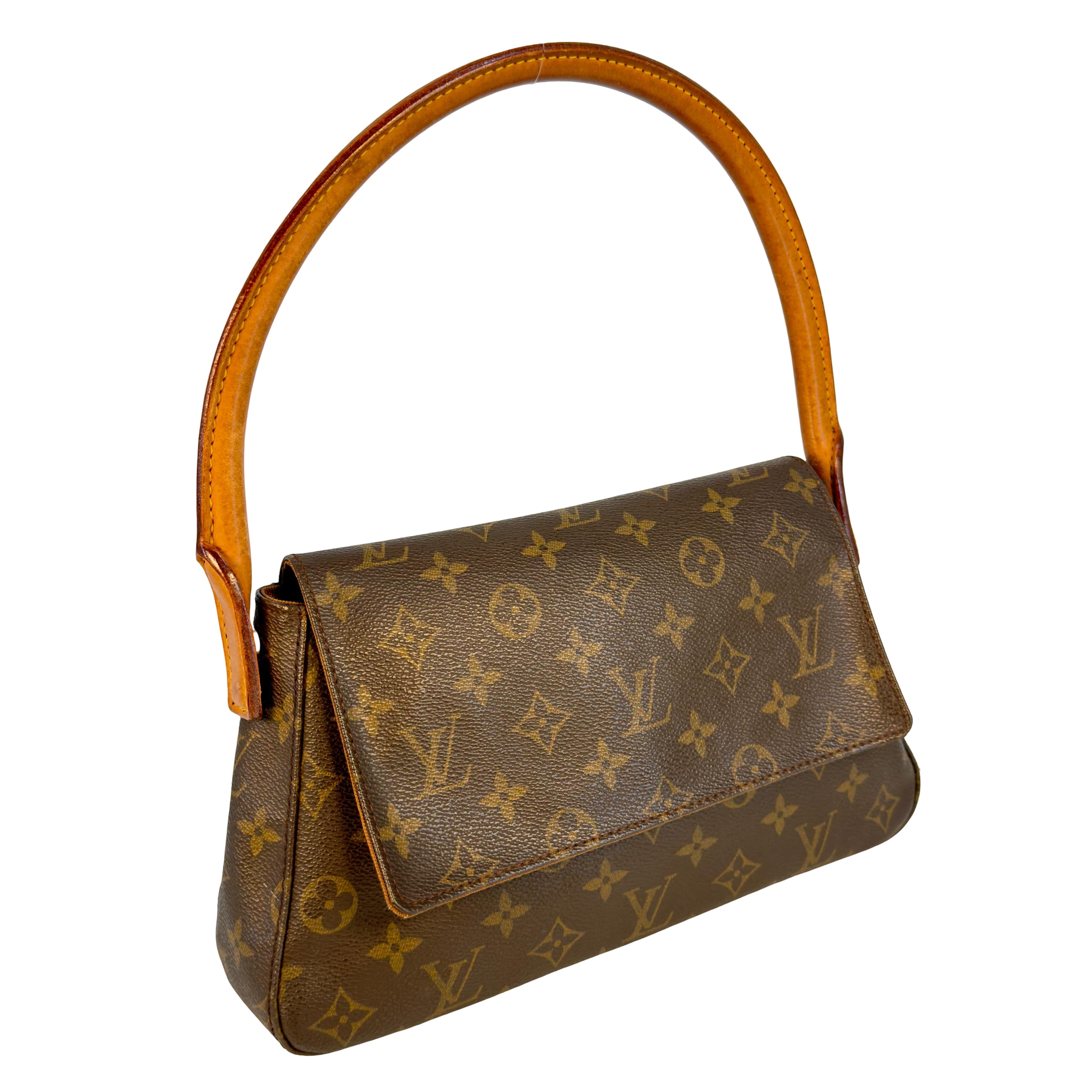 Louis Vuitton Looping PM Braun Monogram Canvas