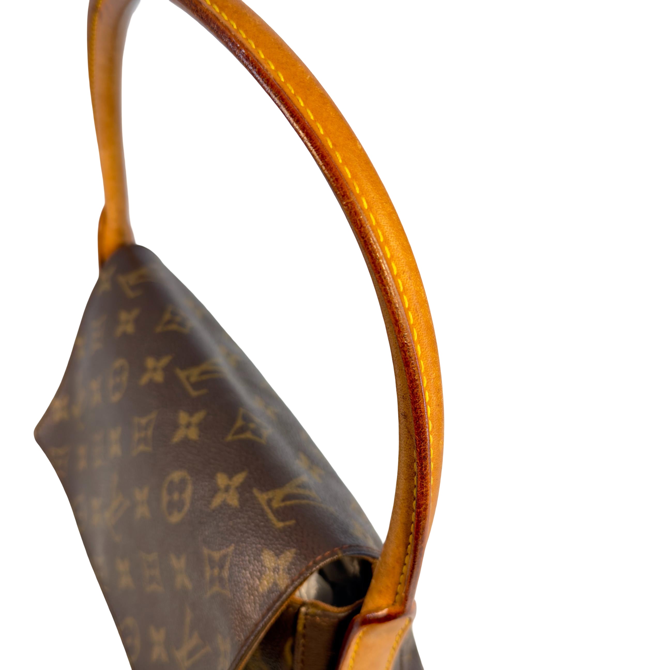 Louis Vuitton Looping PM Braun Monogram Canvas