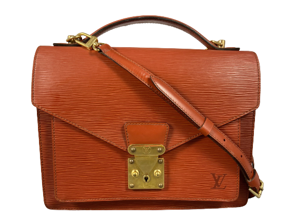 Louis Vuitton Monceau 28 Brown Epi Leather