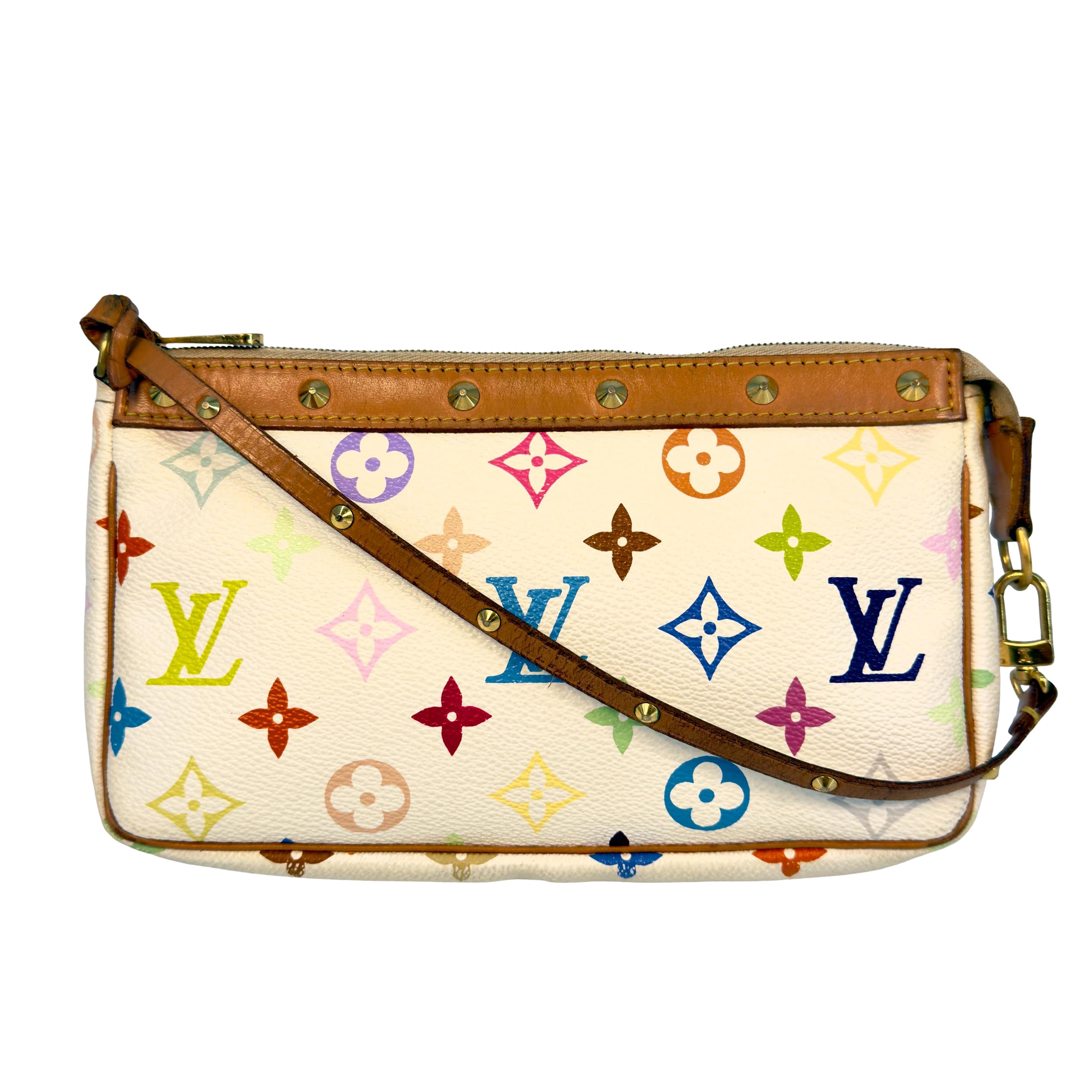 Louis Vuitton Pochette Accessoires Murakami Multicolor Canvas