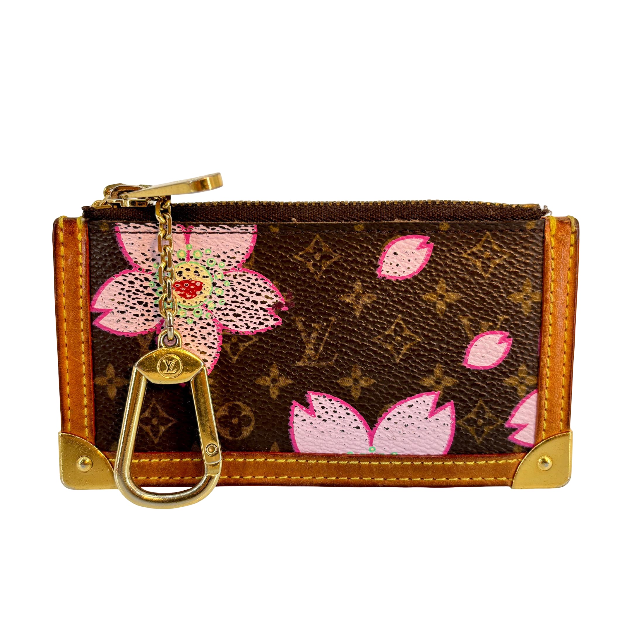 Louis Vuitton Takashi Murakami Pochette Cles Key Pouch Cherry Blossom